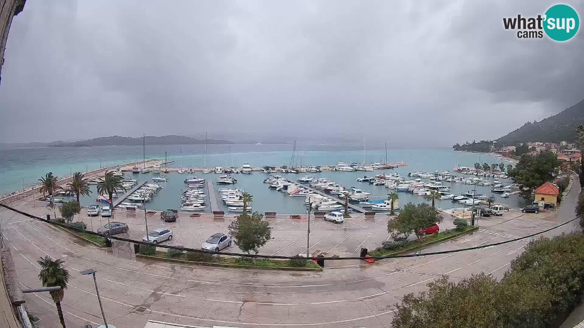 Webcam Orebić Riva – Ferry vers Korčula en direct