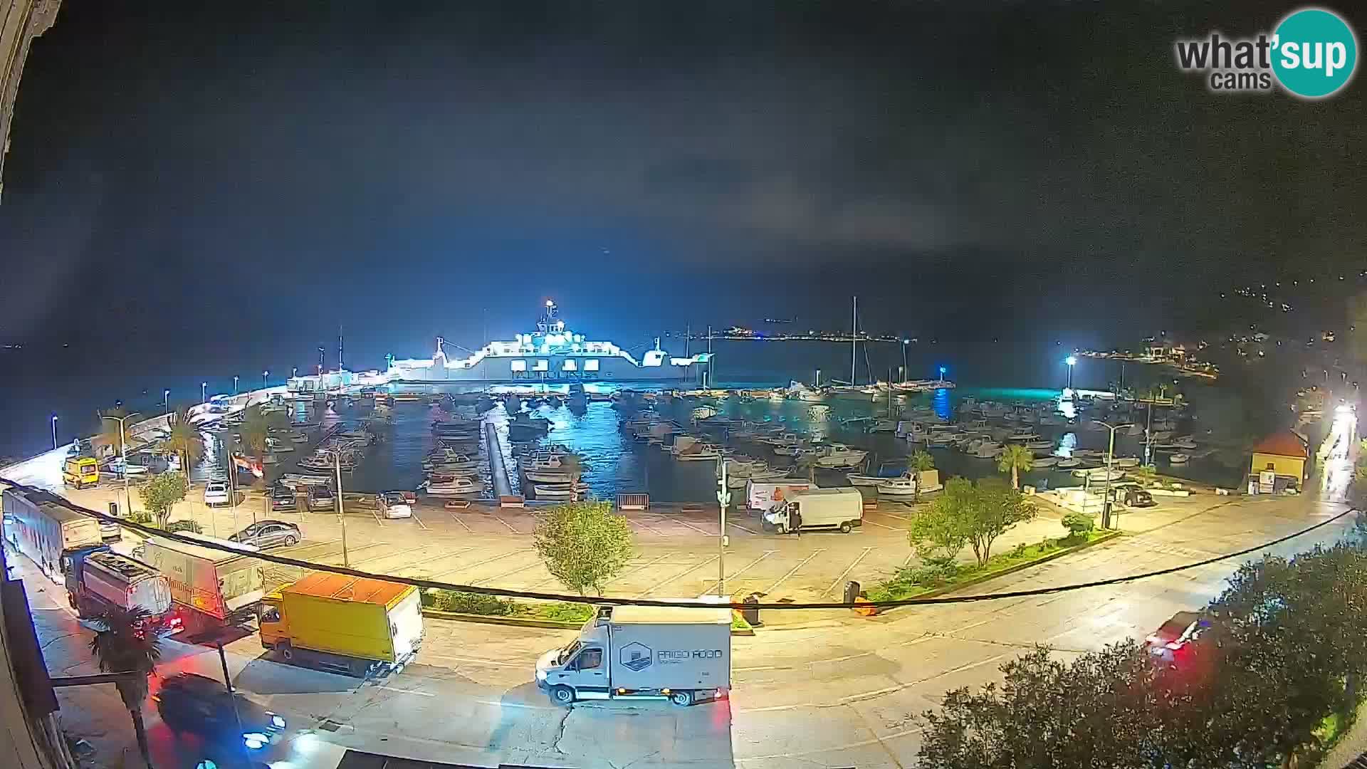 Webcam Orebić Riva – Ferry a Korčula en vivo