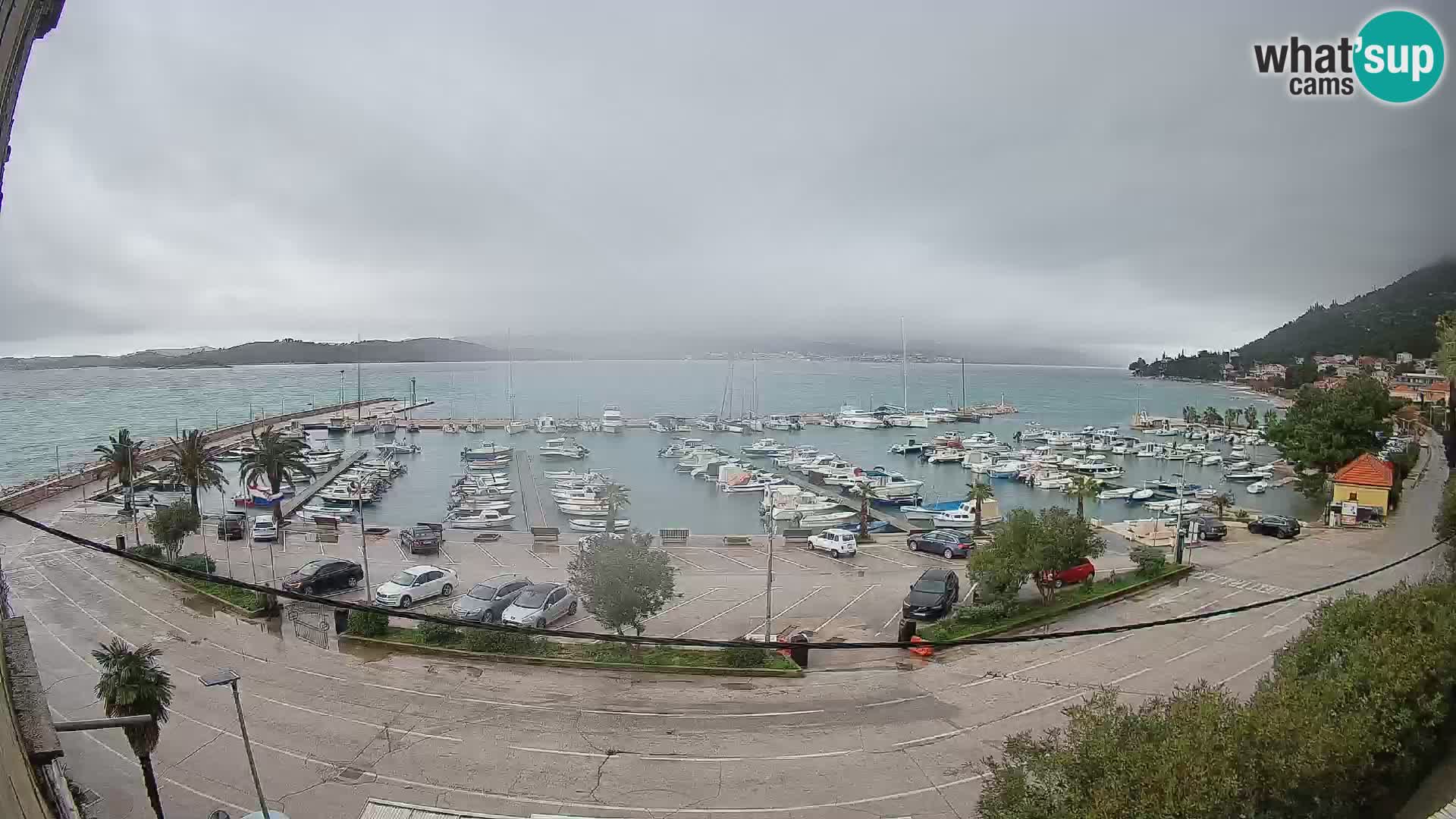 Webcam Orebić Riva – Ferry vers Korčula en direct