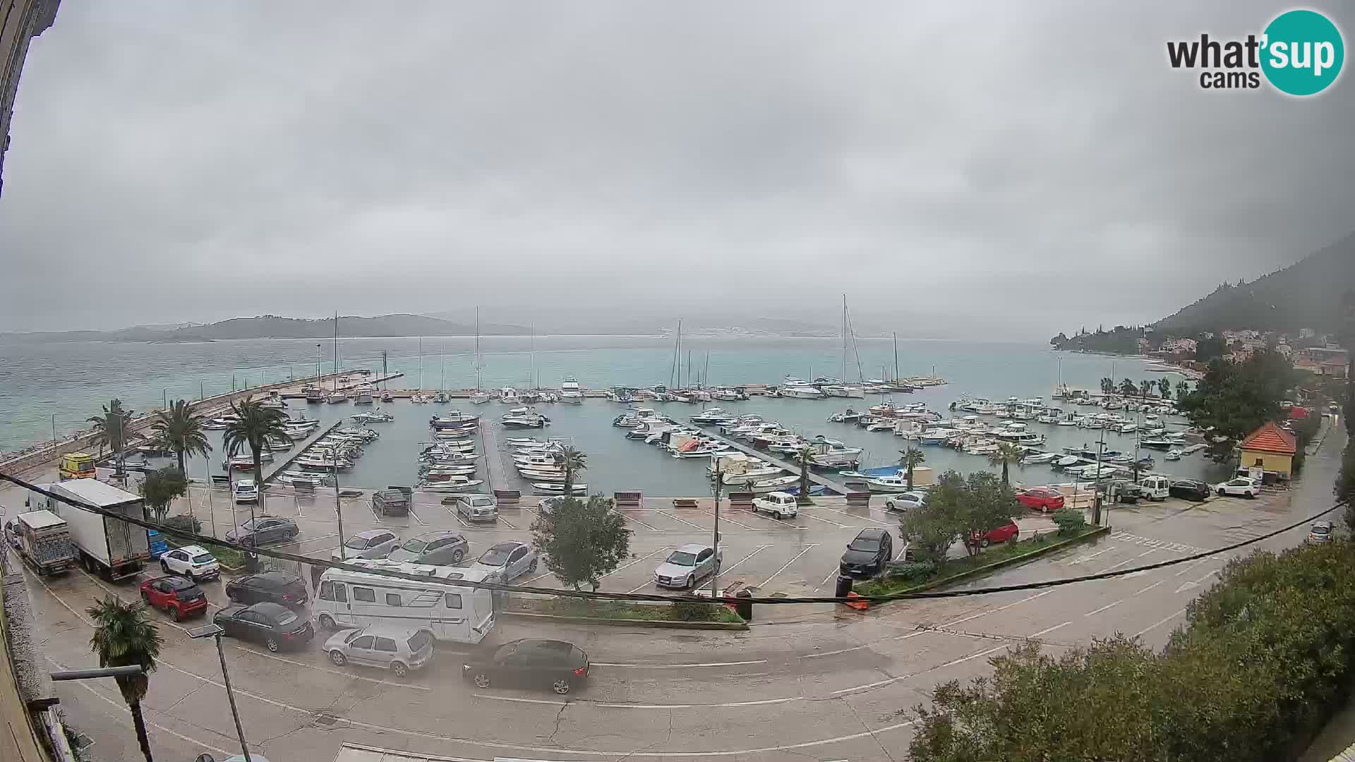 Webcam Orebić Uferpromenade – Fähre nach Korčula Live