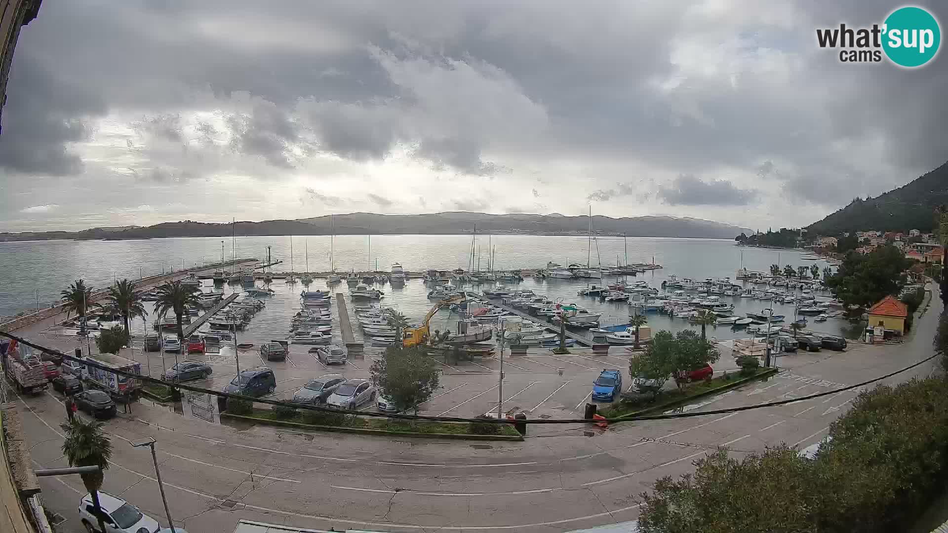Webcam Orebić Riva – Ferry vers Korčula en direct
