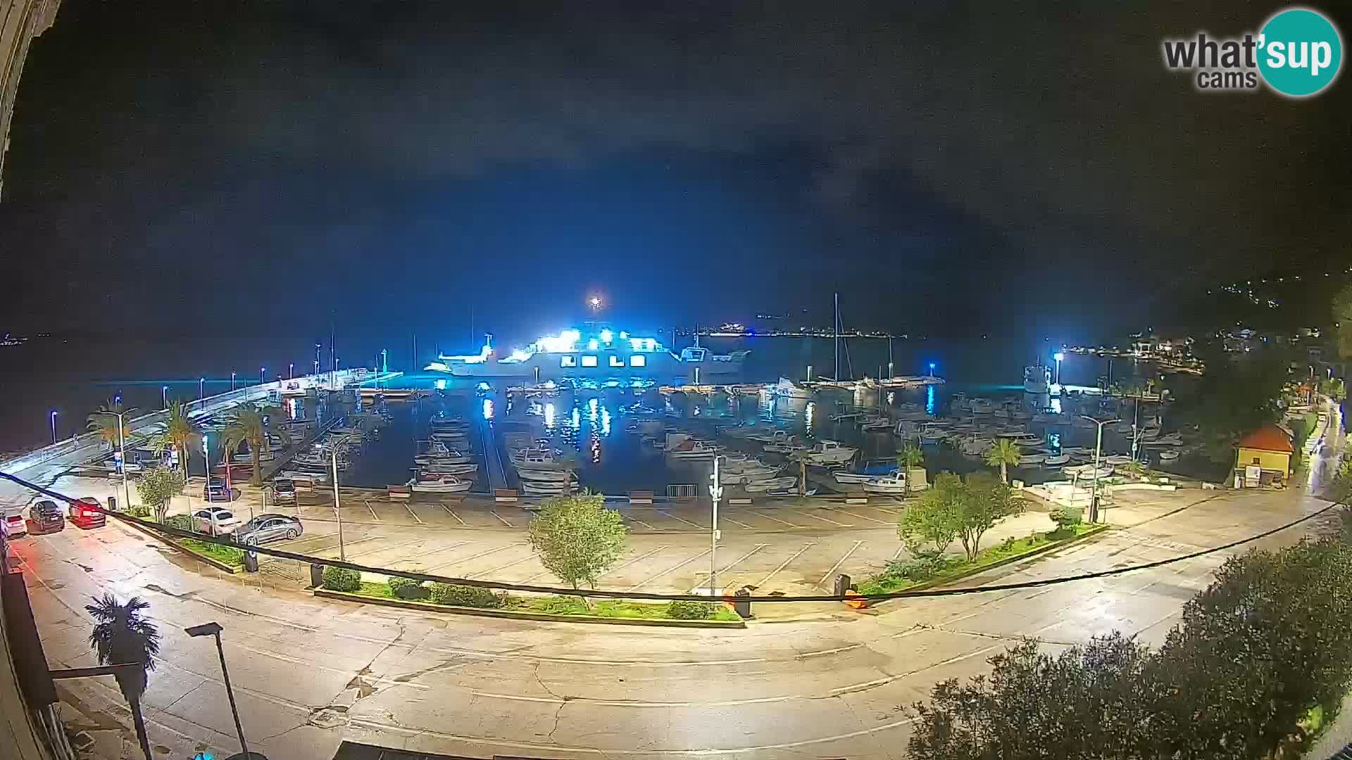 Webcam Orebić Uferpromenade – Fähre nach Korčula Live