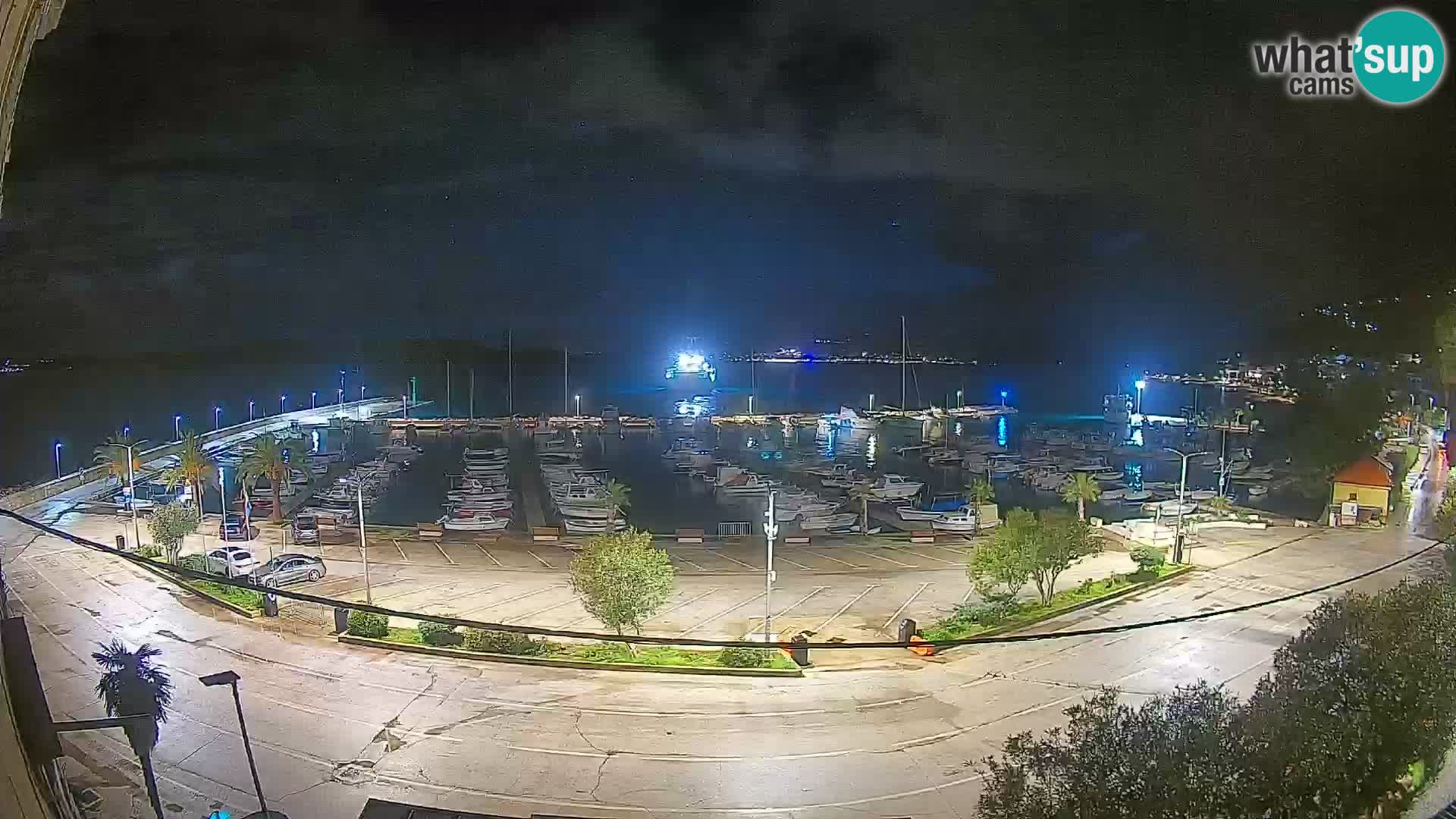 Webcam Orebić Riva – Ferry vers Korčula en direct