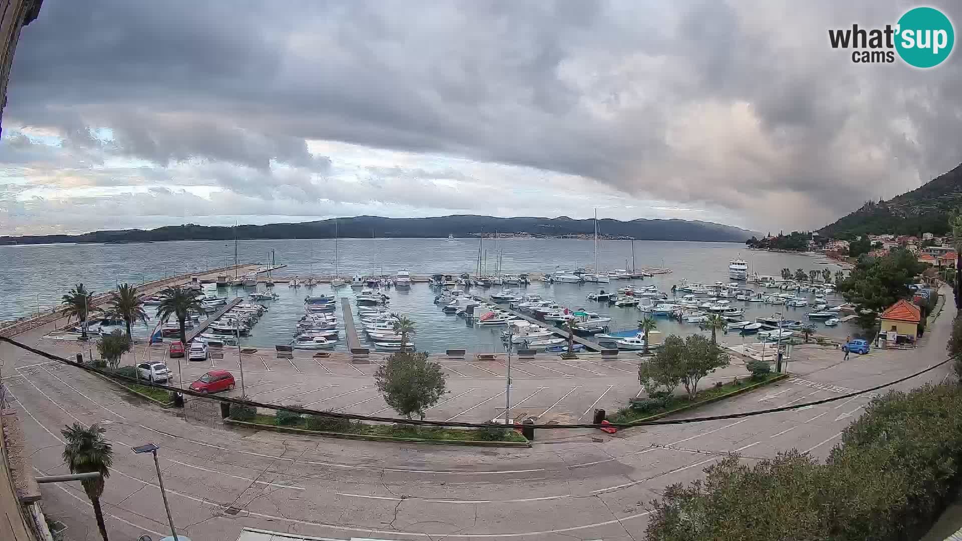 Webcam Orebić Riva – Ferry vers Korčula en direct