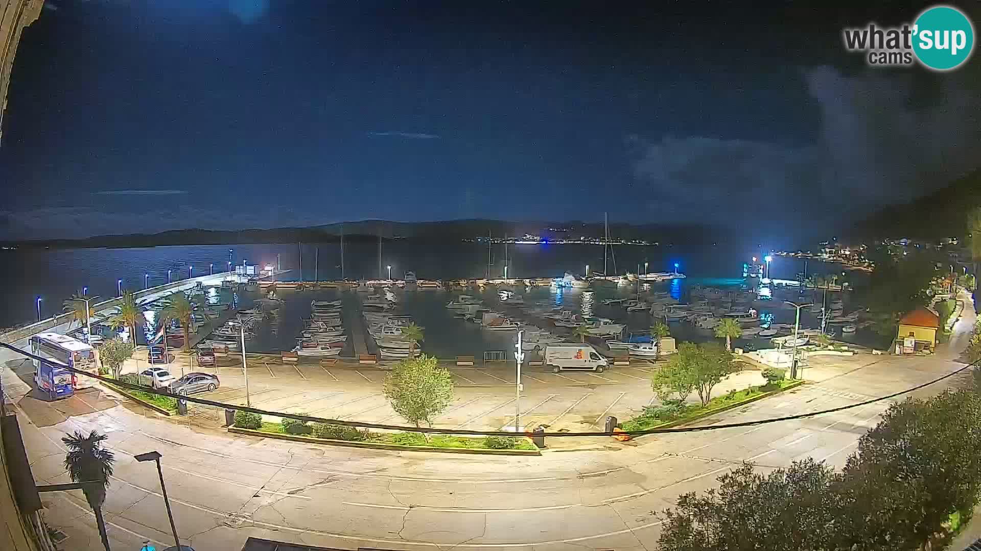 Spletna kamera Orebić Riva – Trajekt za Korčulo v živo