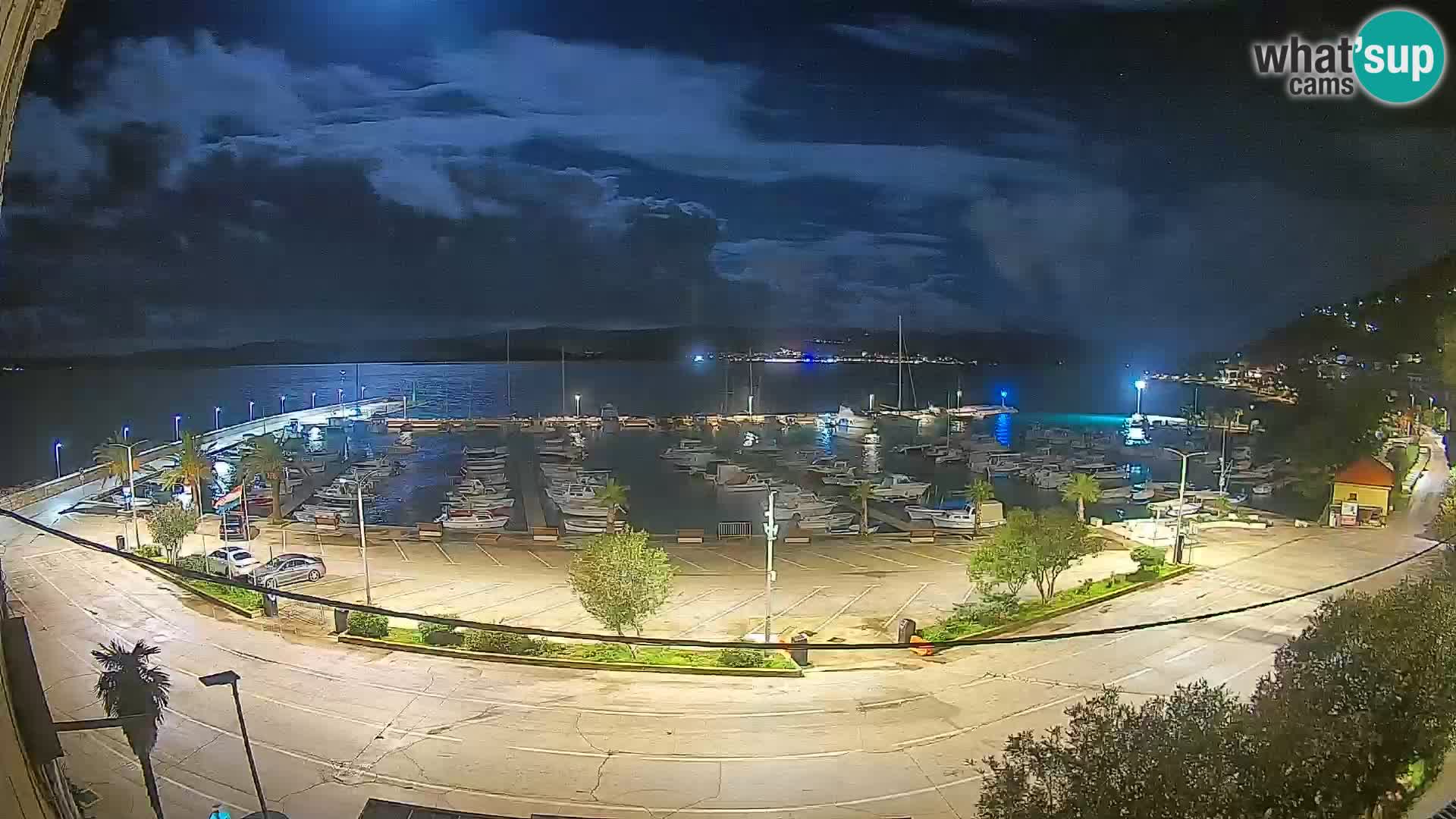 Webcam Orebić Uferpromenade – Fähre nach Korčula Live