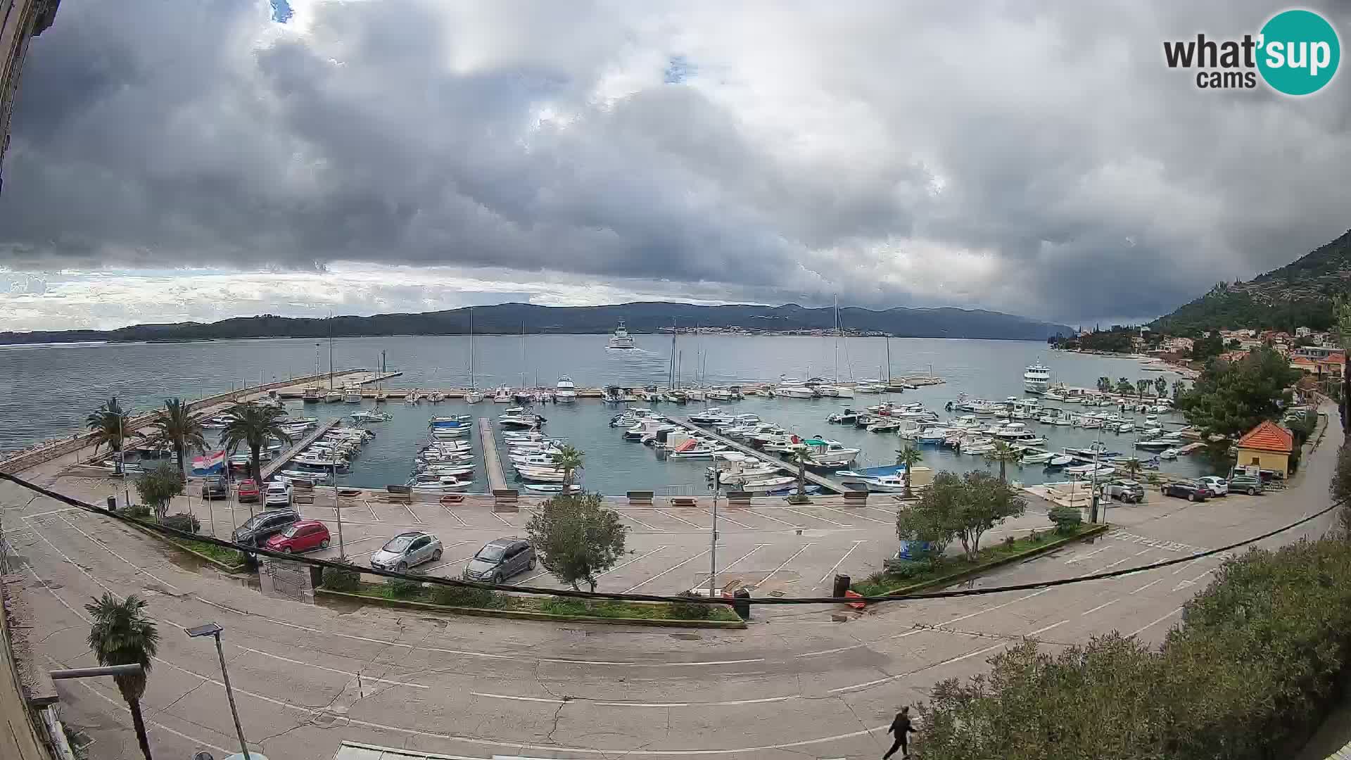 Webcam Orebić Riva – Ferry a Korčula en vivo