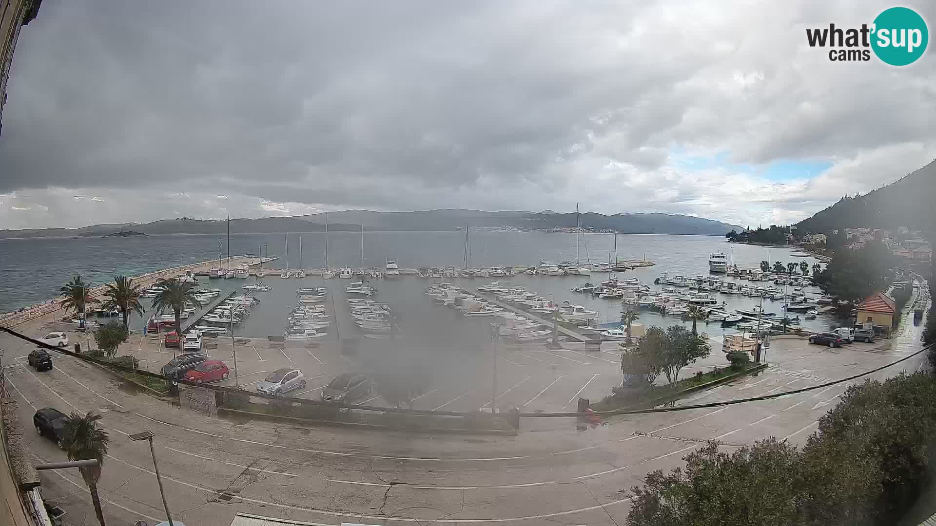 Web kamera Orebić Riva – Trajekt za Korčulu uživo