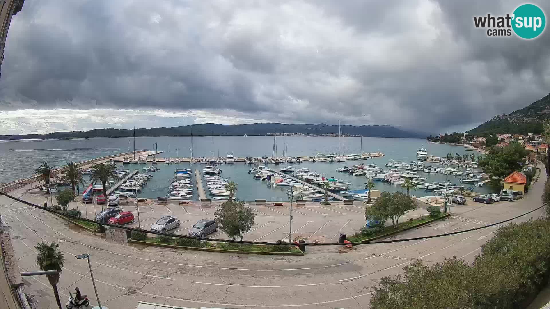 Webcam Orebić Riva – Ferry vers Korčula en direct