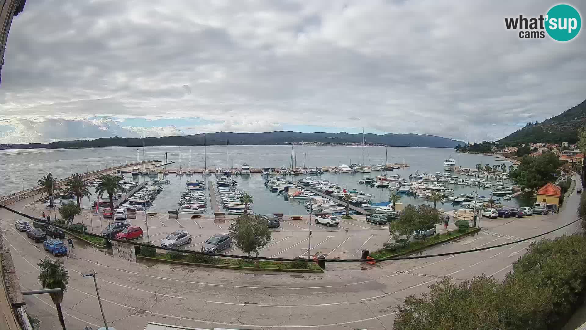 Webcam Orebić Riva – Ferry to Korčula Live
