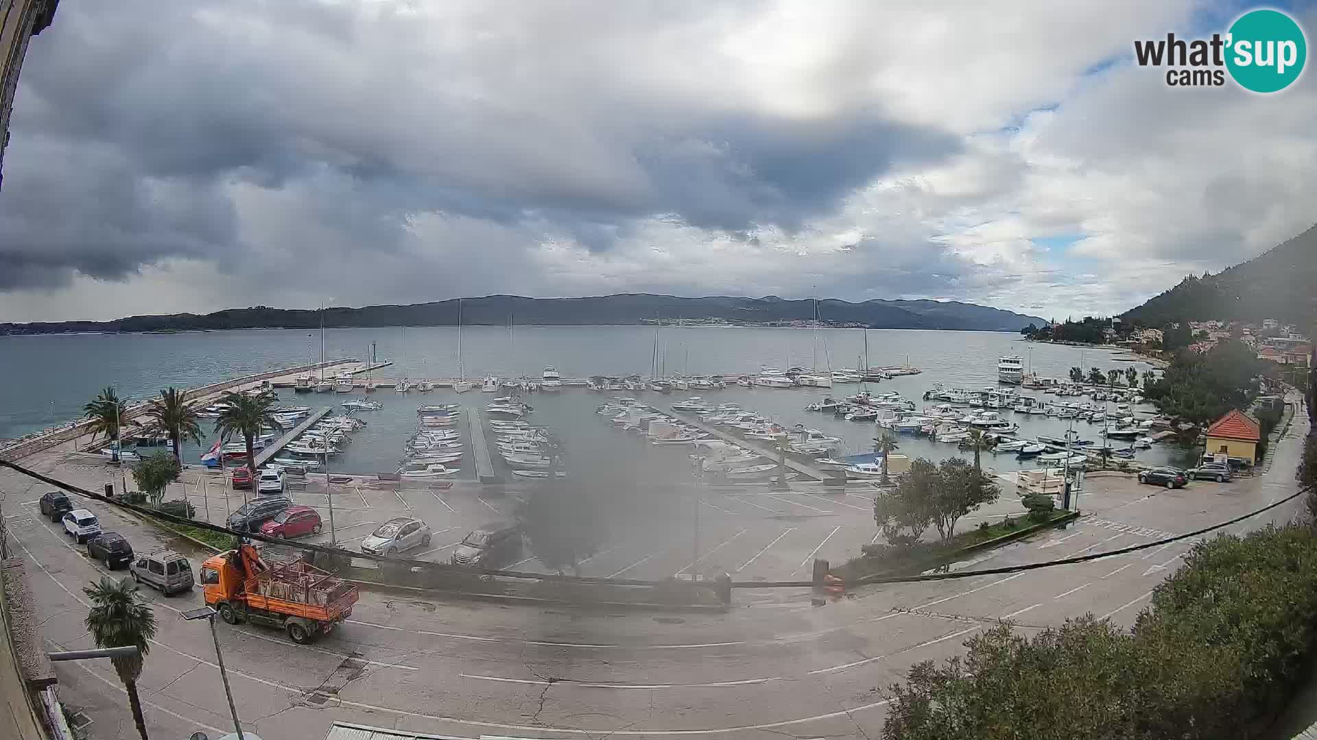 Webcam Orebić Riva – Ferry a Korčula en vivo