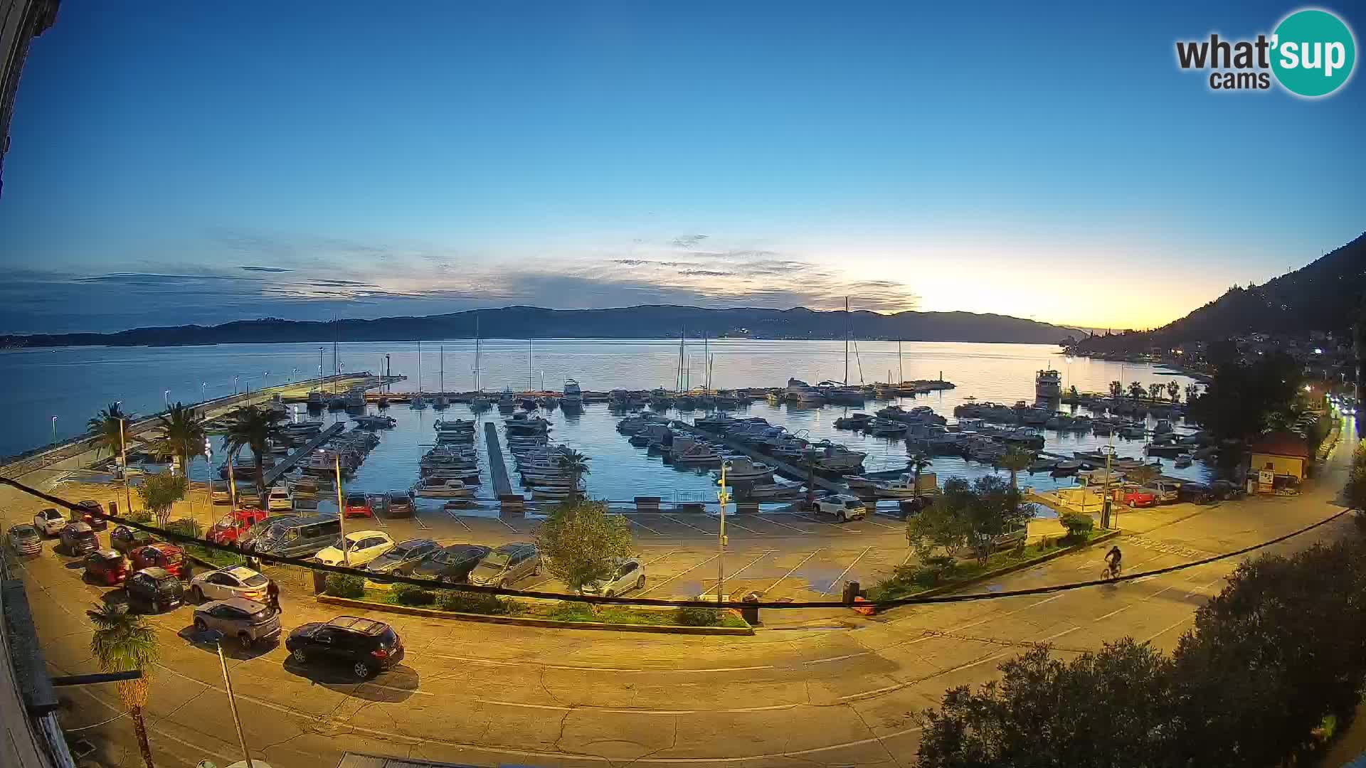 Webcam Orebić Riva – Ferry to Korčula Live