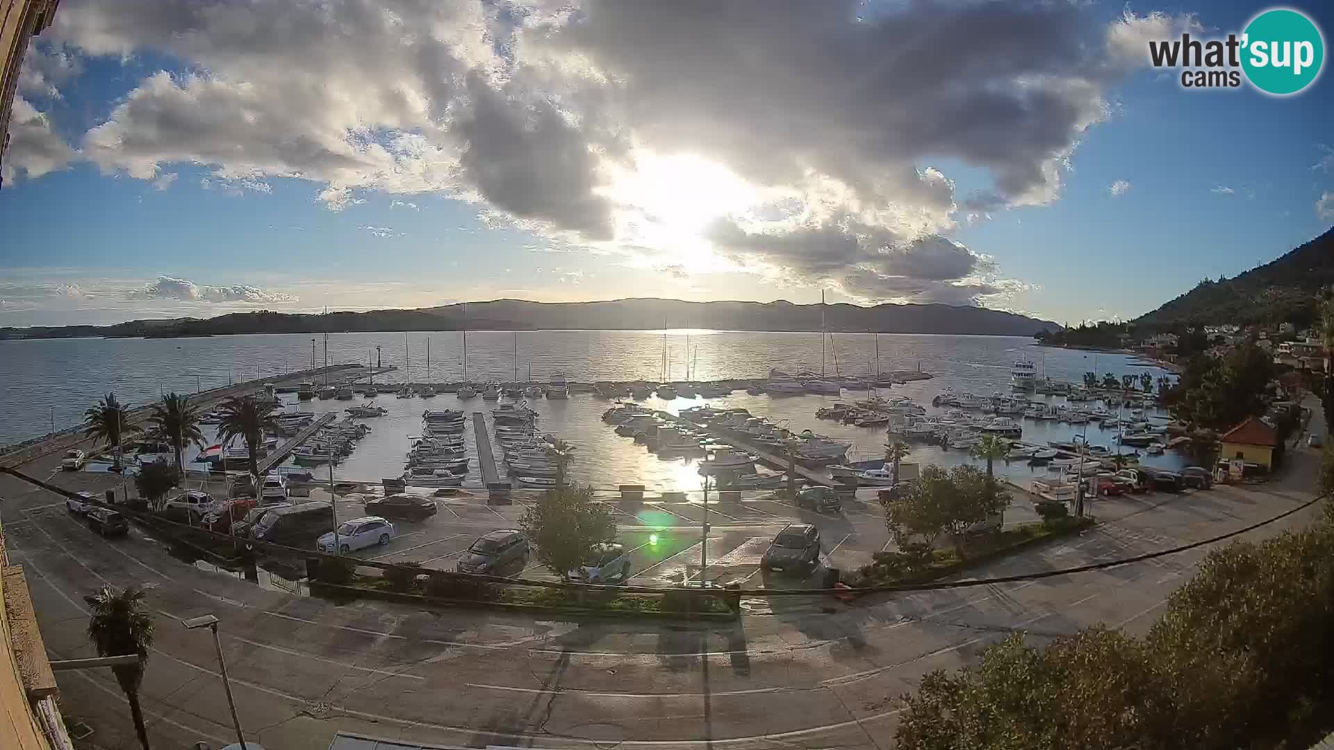 Webcam Orebić Riva – Ferry vers Korčula en direct