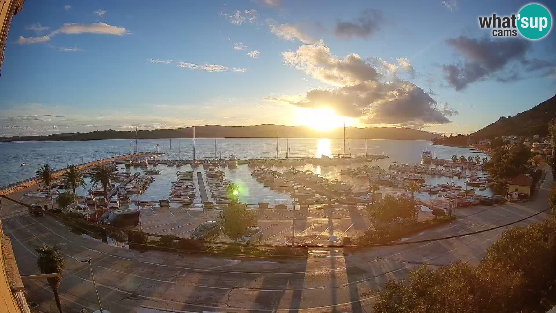 Webcam Orebić Riva – Ferry to Korčula Live