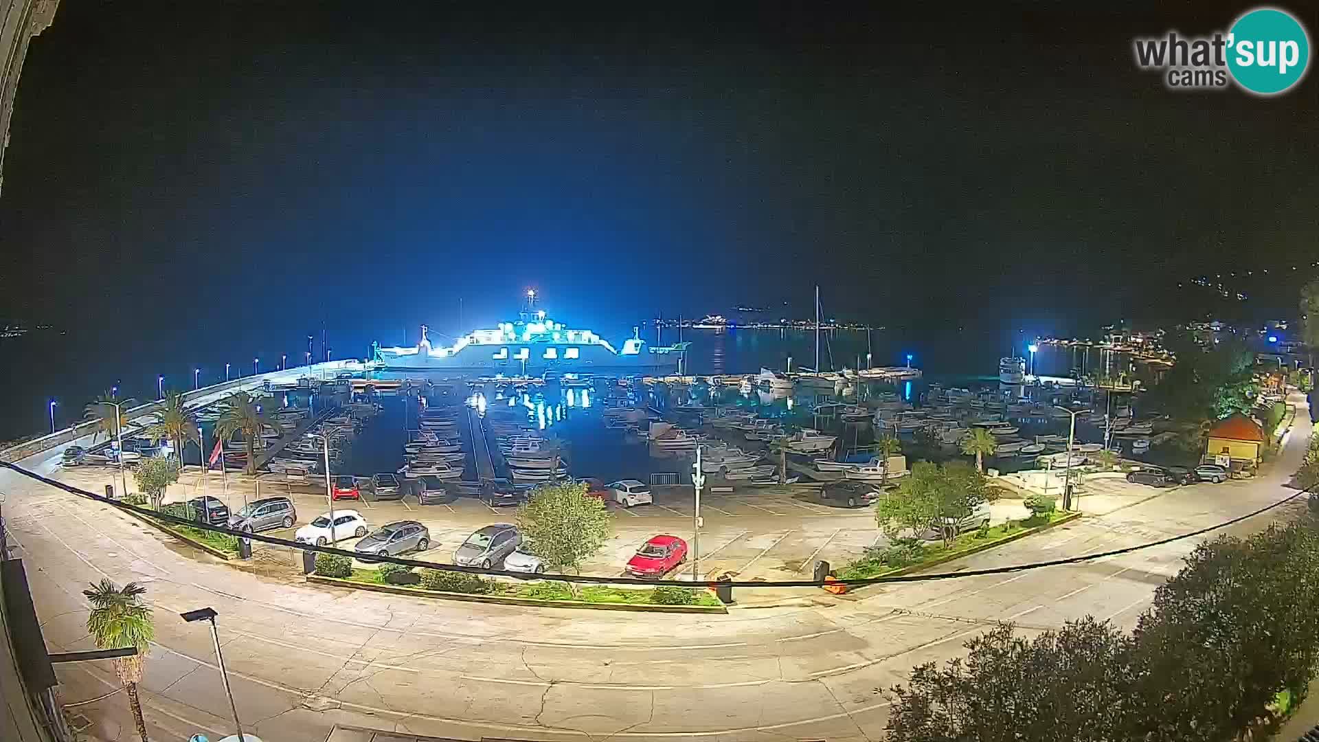 Webcam Orebić Uferpromenade – Fähre nach Korčula Live