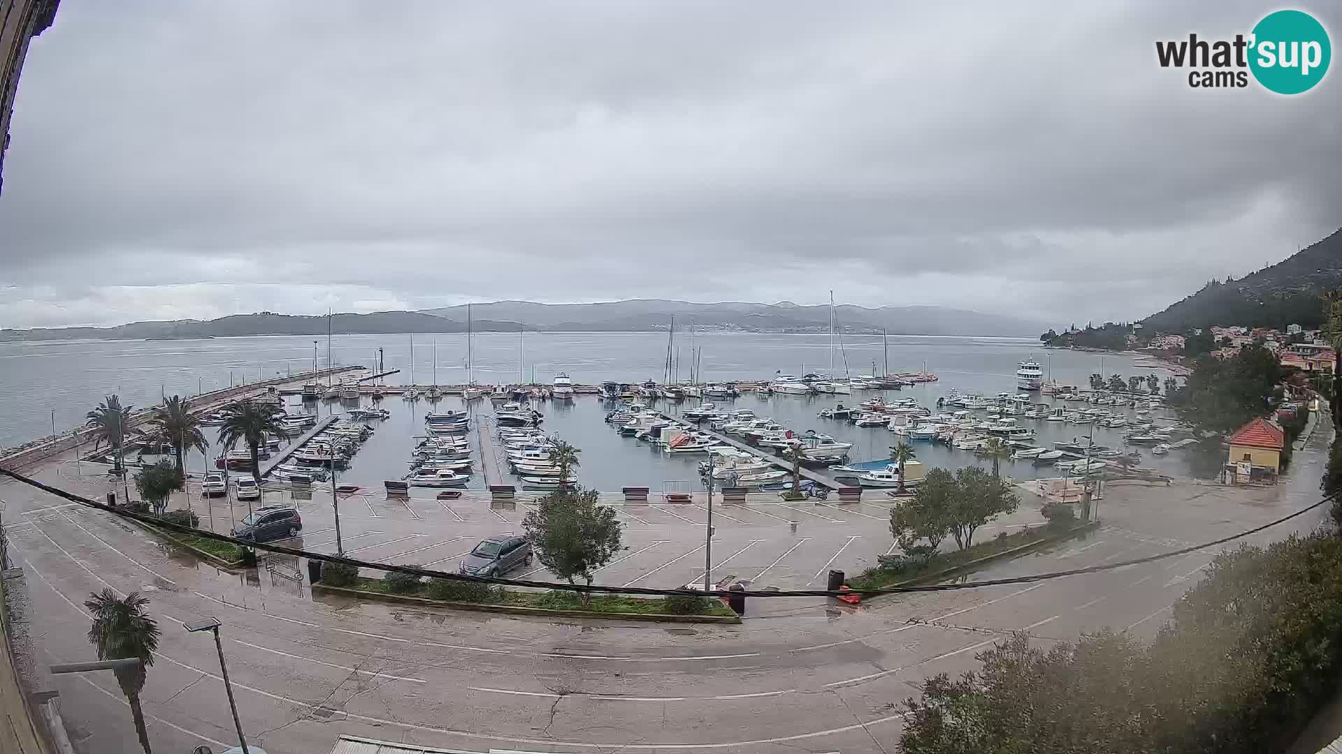 Webcam Orebić Riva – Ferry to Korčula Live
