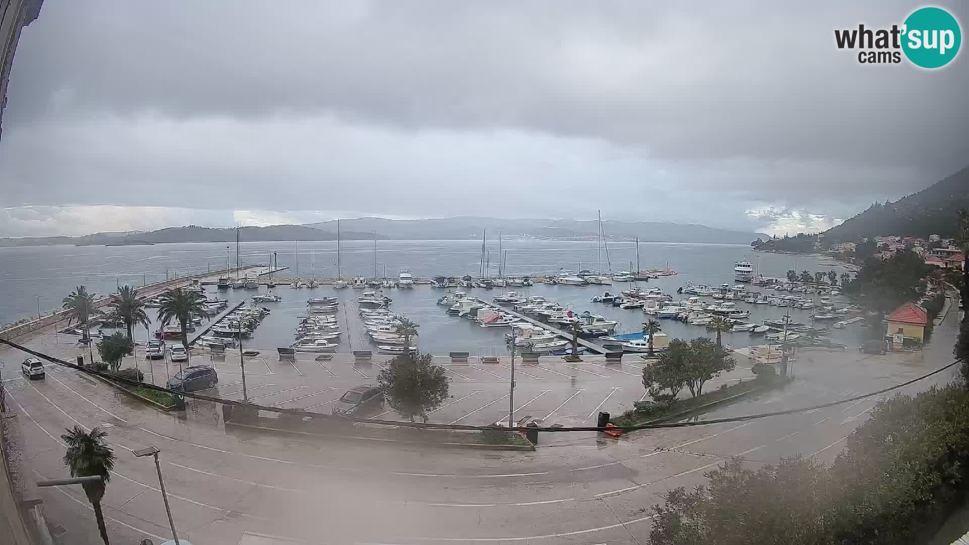 Webcam Orebić Riva – Ferry vers Korčula en direct