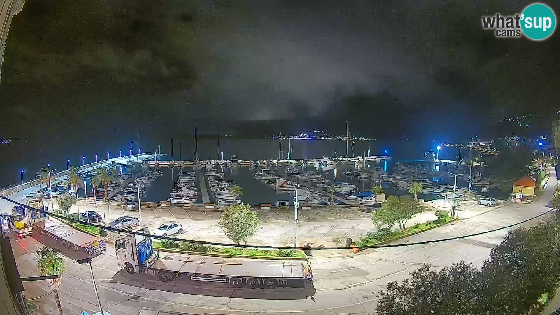 Webcam Orebić Uferpromenade – Fähre nach Korčula Live