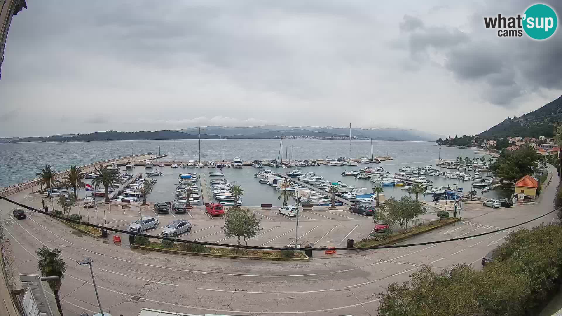 Webcam Orebić Riva – Ferry to Korčula Live