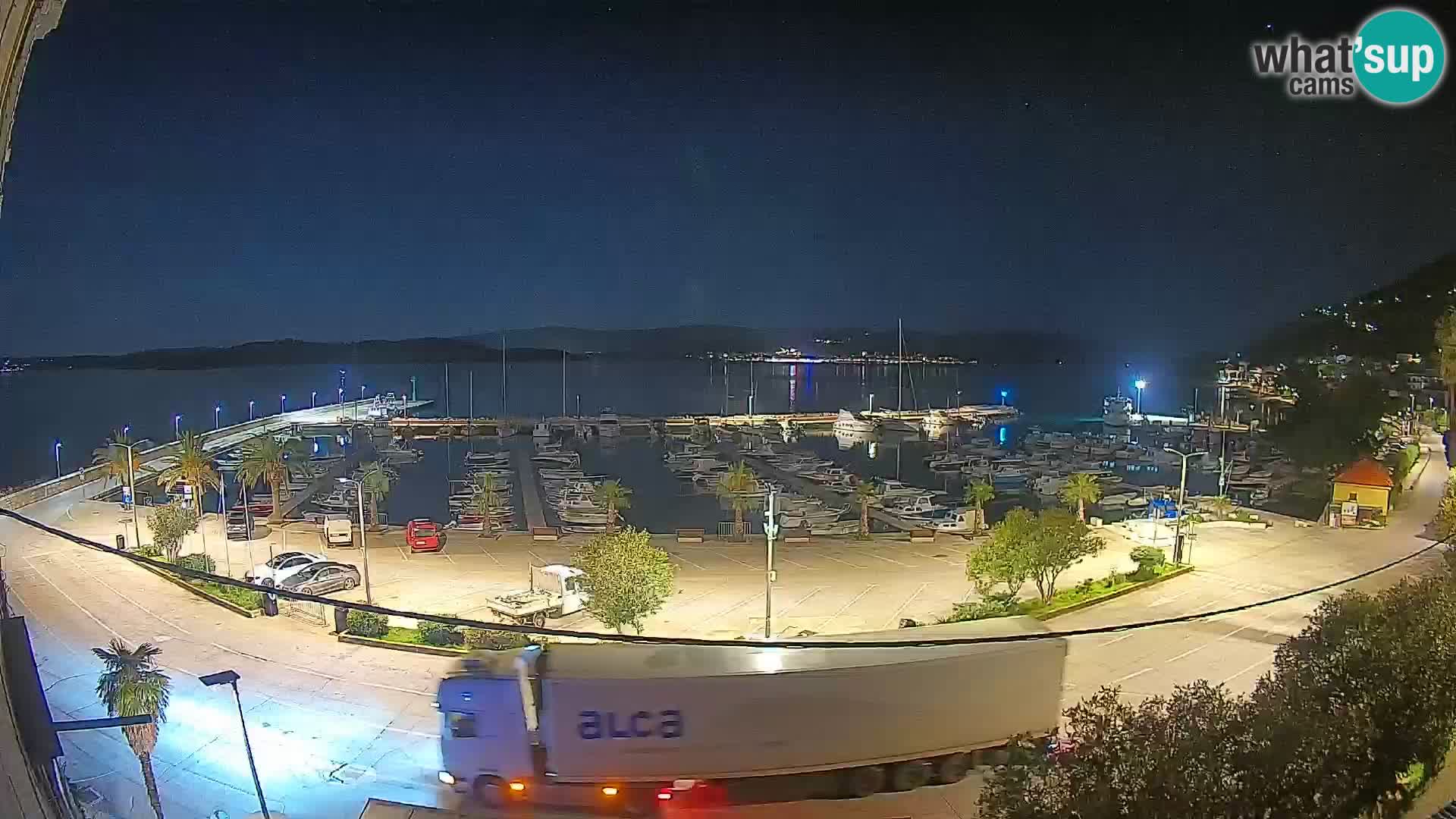 Webcam Orebić Riva – Ferry vers Korčula en direct