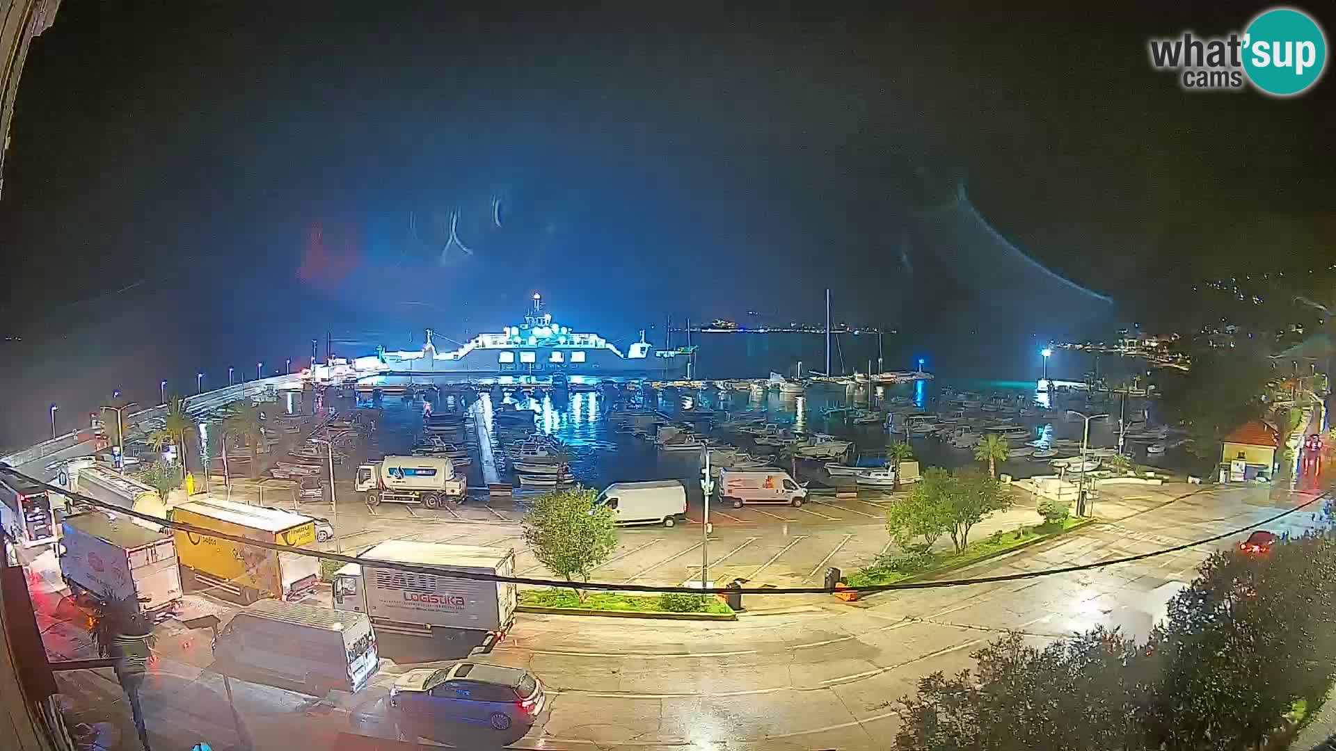 Webcam Orebić Riva – Ferry a Korčula en vivo
