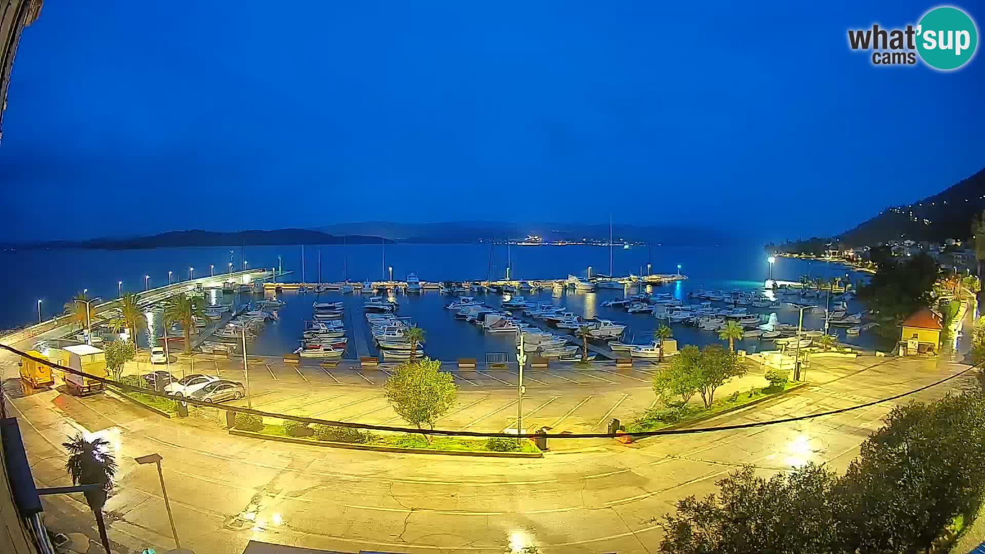 Webcam Orebić Riva – Ferry to Korčula Live