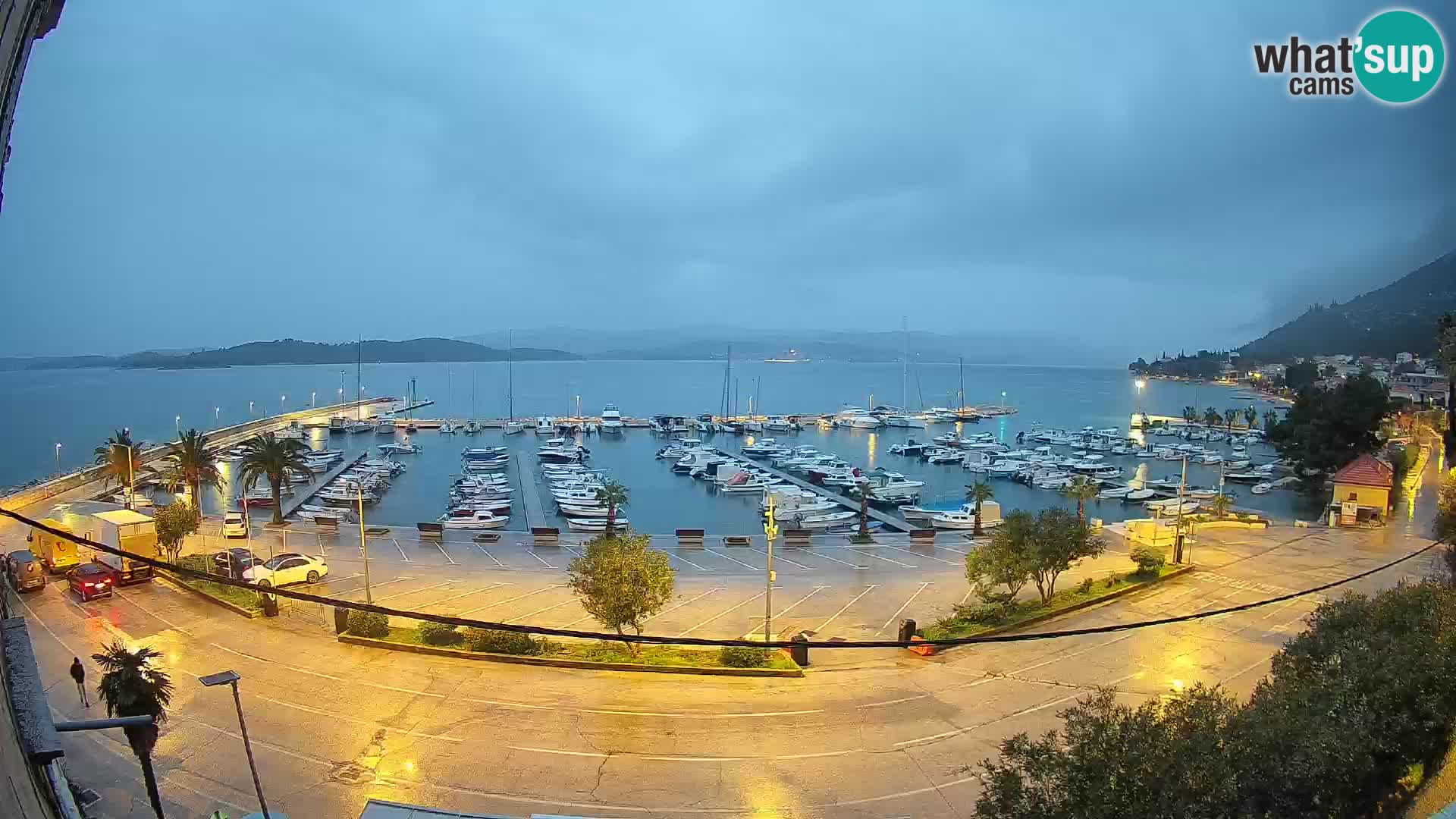 Webcam Orebić Riva – Ferry to Korčula Live
