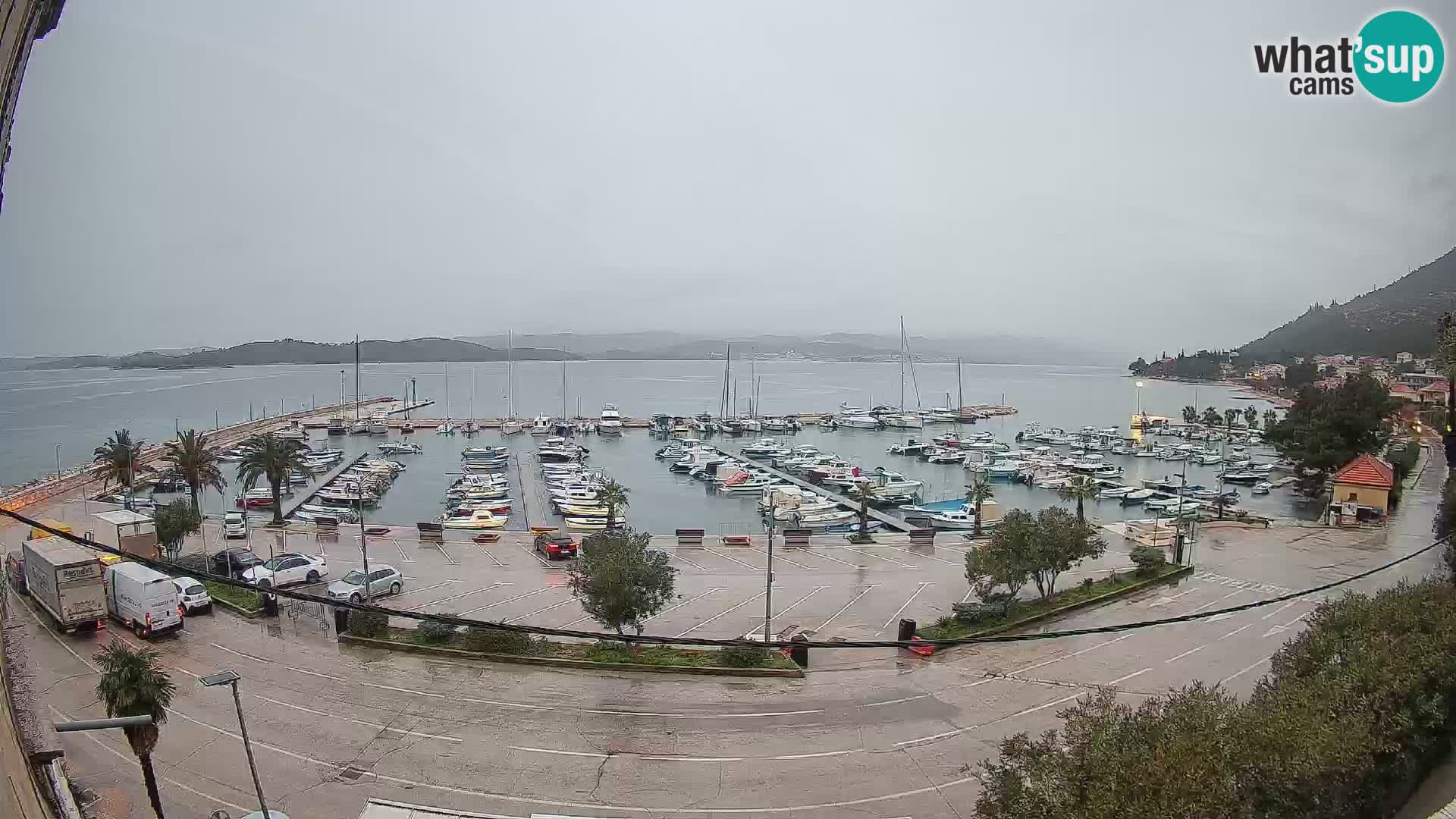 Web kamera Orebić Riva – Trajekt za Korčulu uživo