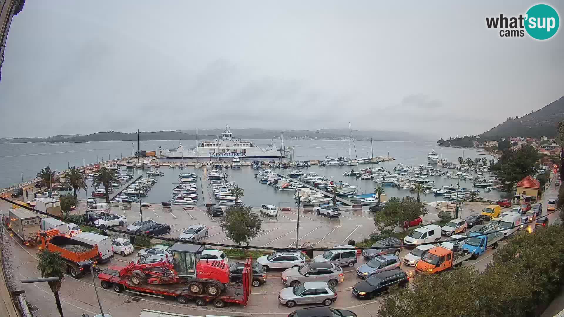 Webcam Orebić Uferpromenade – Fähre nach Korčula Live