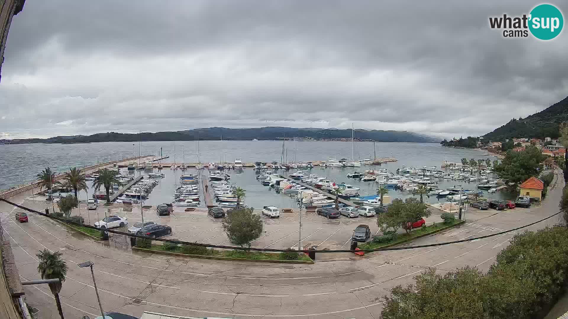 Webcam Orebić Riva – Ferry to Korčula Live