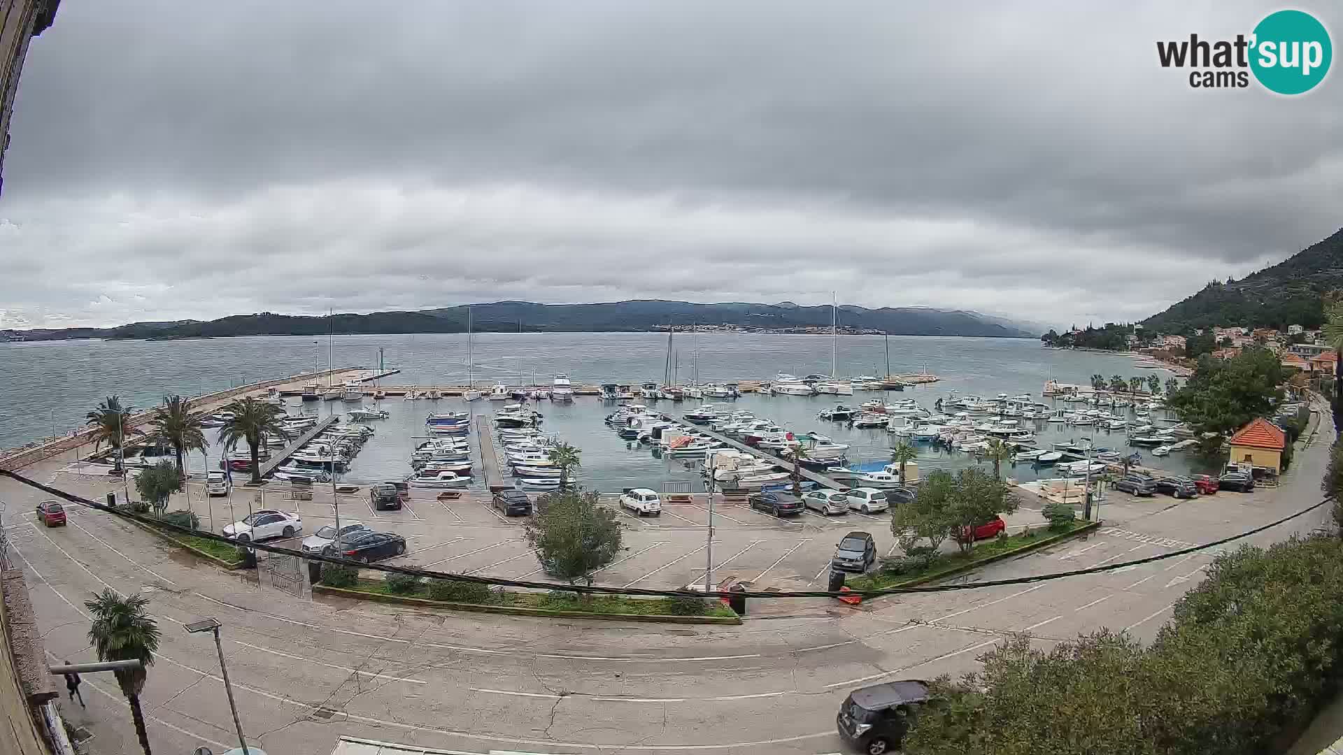 Webcam Orebić Riva – Ferry to Korčula Live