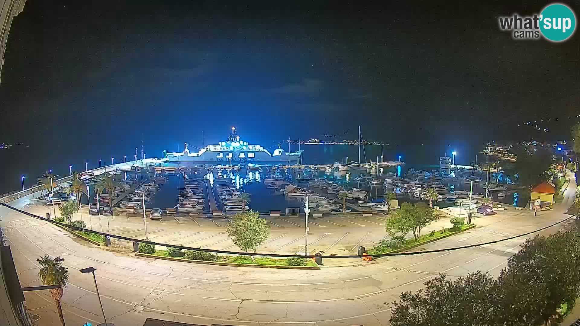 Webcam Orebić Uferpromenade – Fähre nach Korčula Live