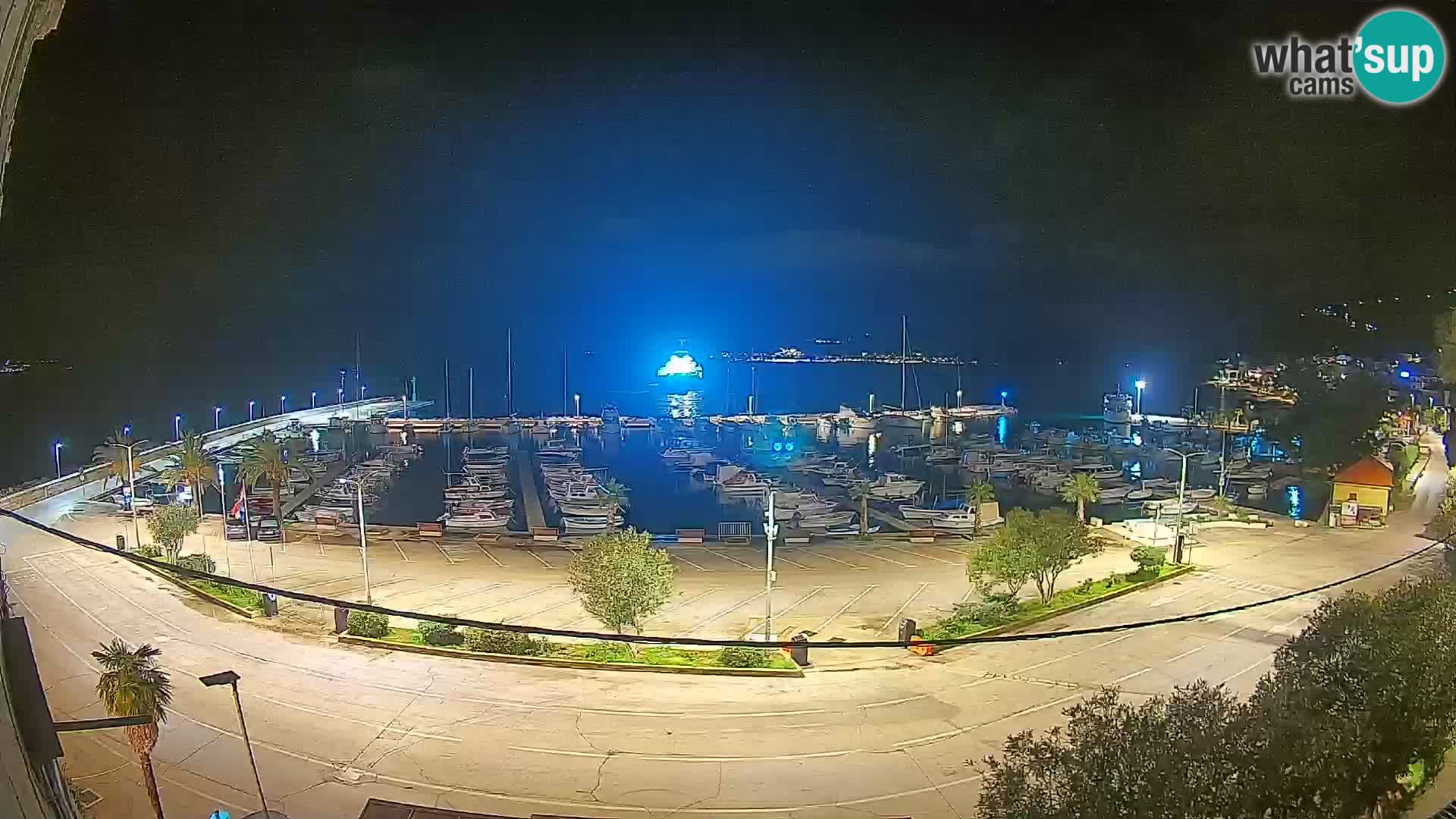 Webcam Orebić Riva – Ferry a Korčula en vivo