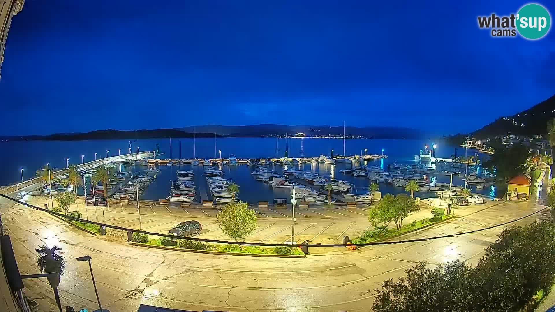 Webcam Orebić Uferpromenade – Fähre nach Korčula Live