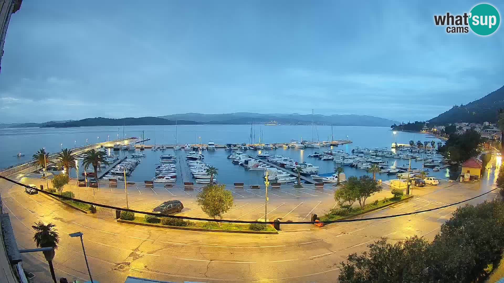 Webcam Orebić Uferpromenade – Fähre nach Korčula Live