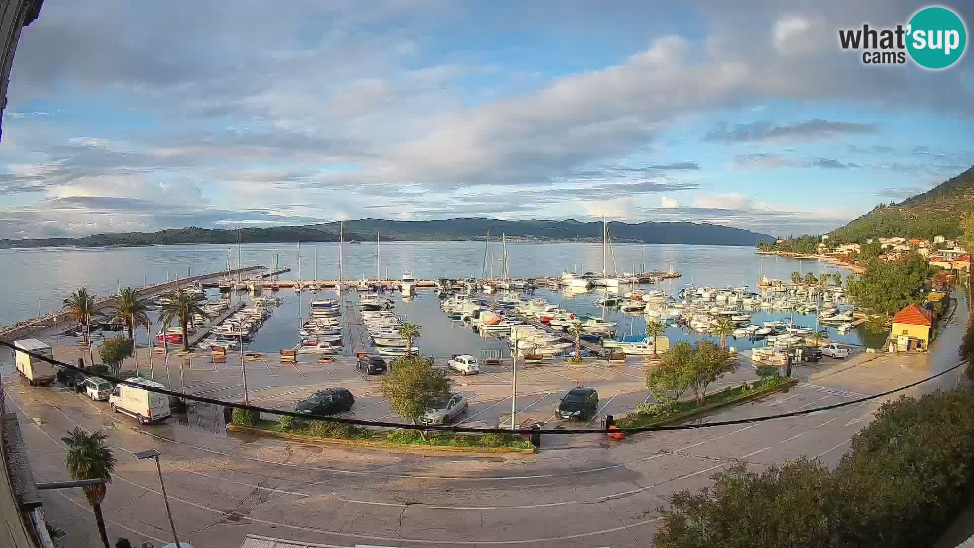 Webcam Orebić Uferpromenade – Fähre nach Korčula Live