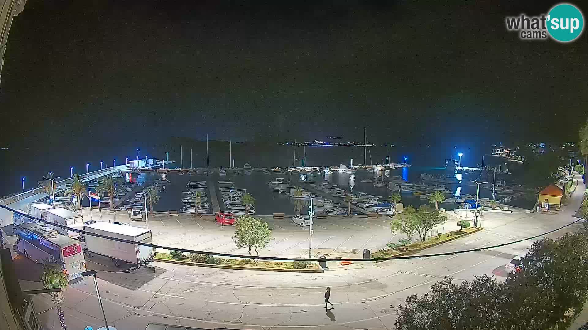 Spletna kamera Orebić Riva – Trajekt za Korčulo v živo