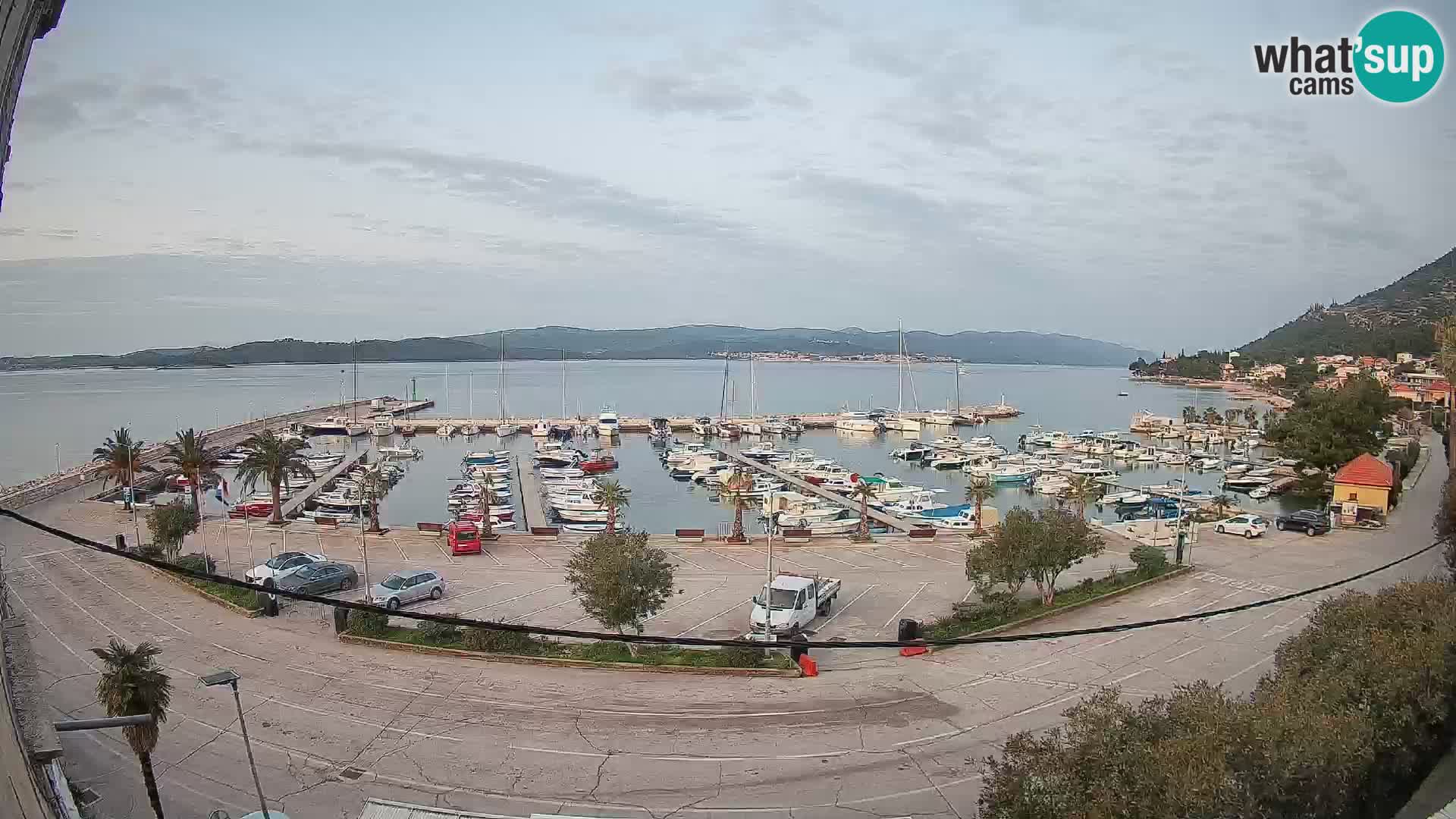 Webcam Orebić Riva – Ferry to Korčula Live