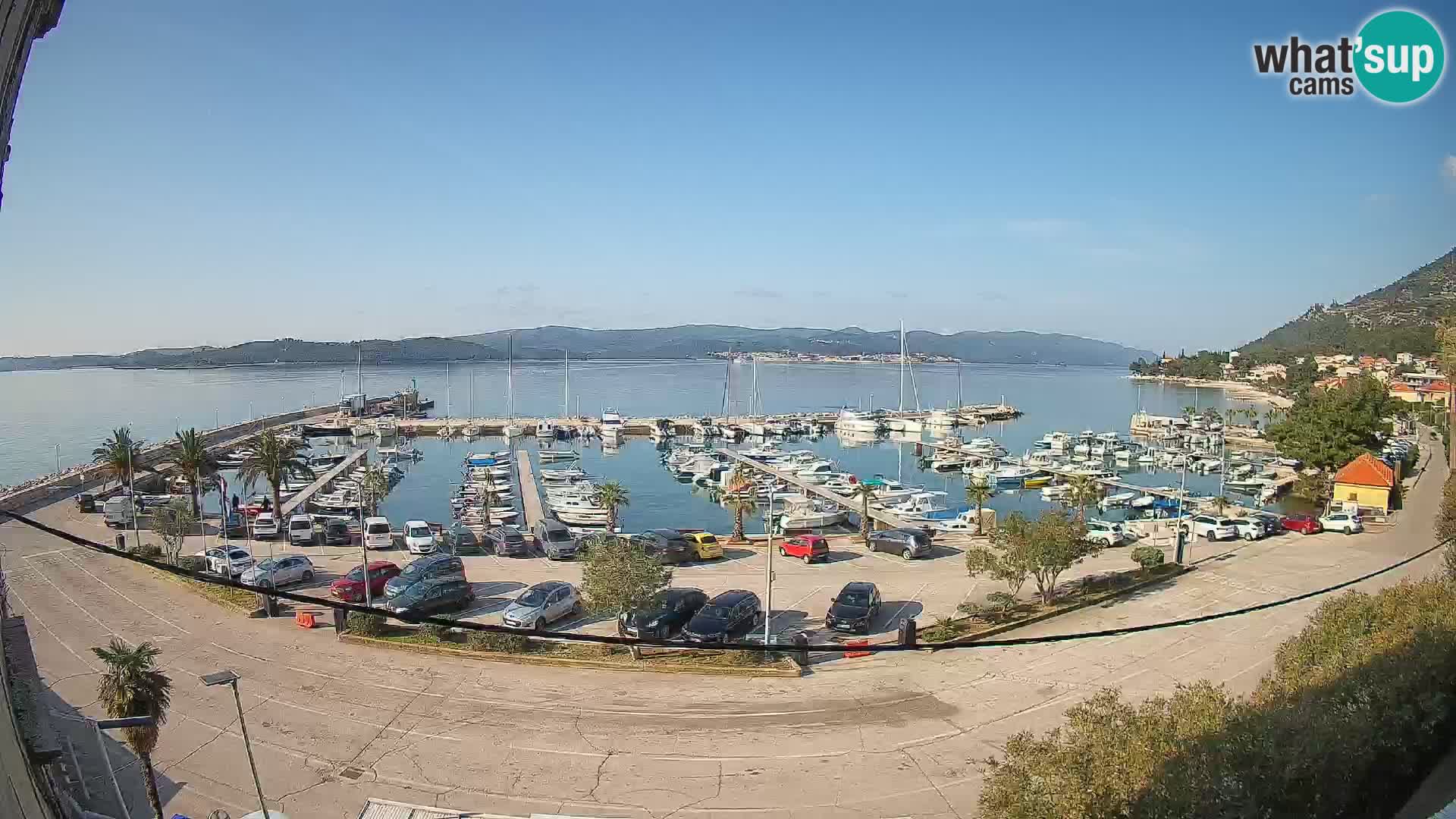 Webcam Orebić Riva – Ferry to Korčula Live