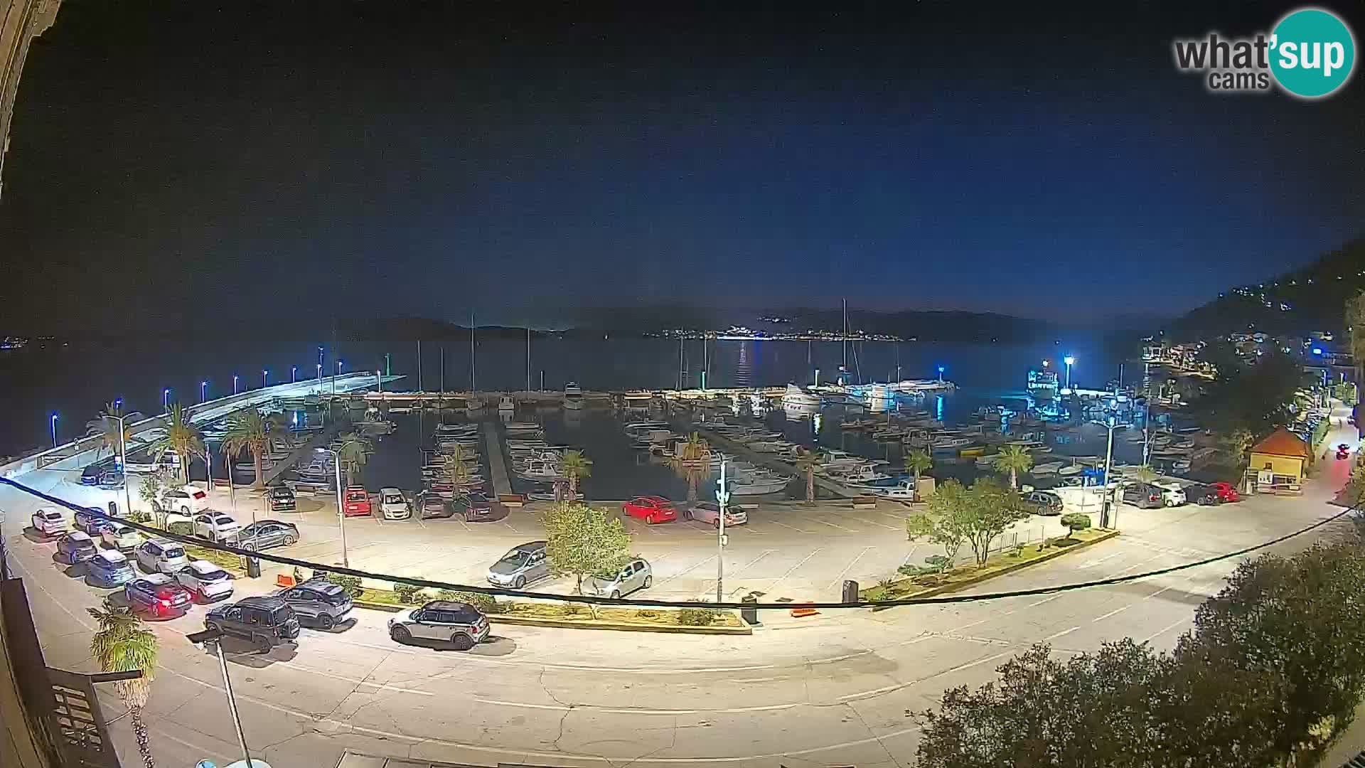 Spletna kamera Orebić Riva – Trajekt za Korčulo v živo