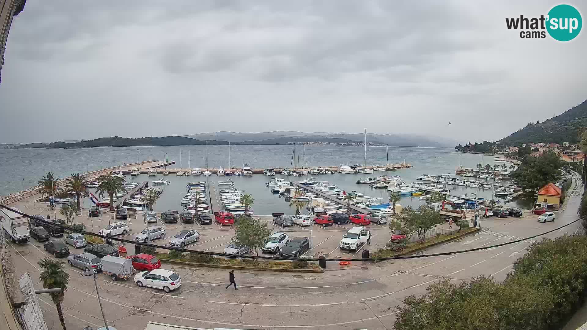 Webcam Orebić Riva – Ferry to Korčula Live