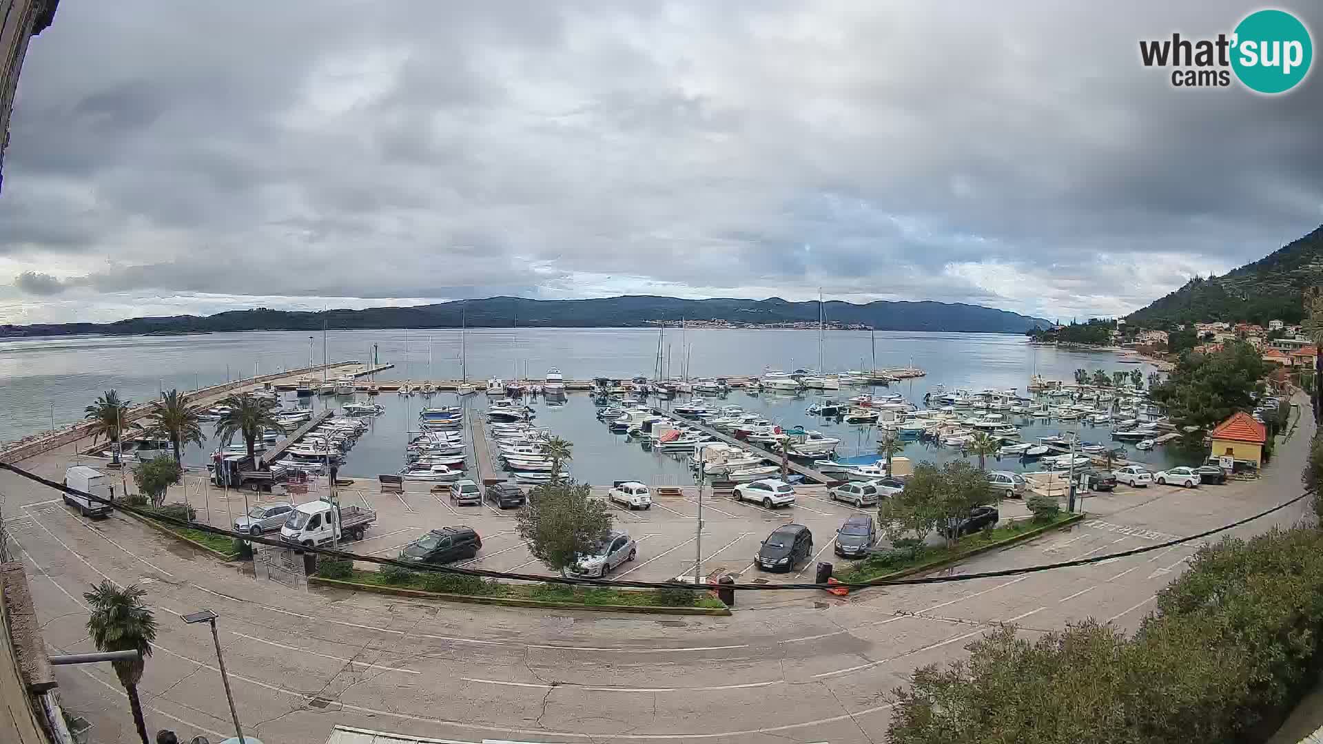 Web kamera Orebić Riva – Trajekt za Korčulu uživo