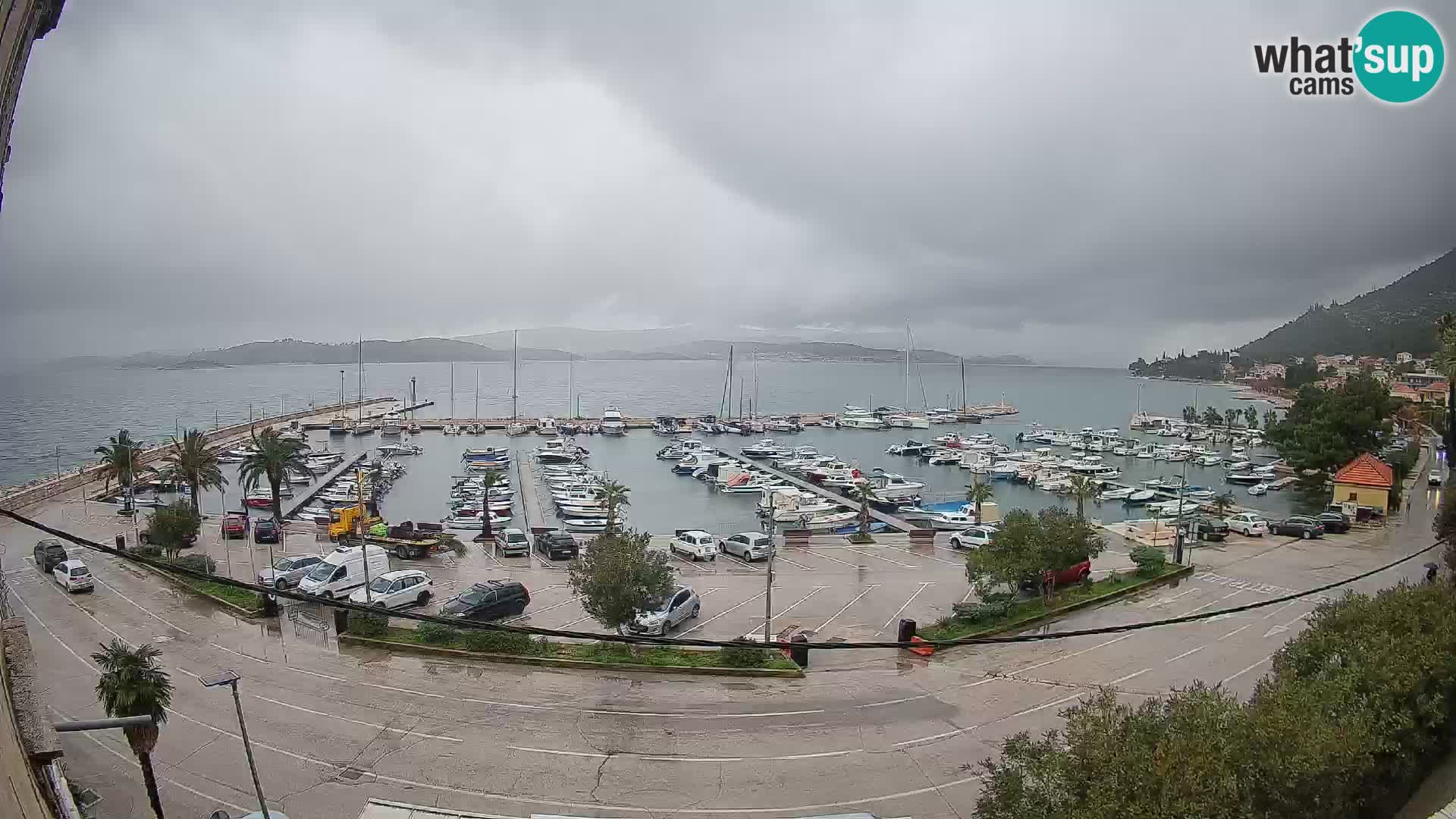 Webcam Orebić Riva – Ferry vers Korčula en direct