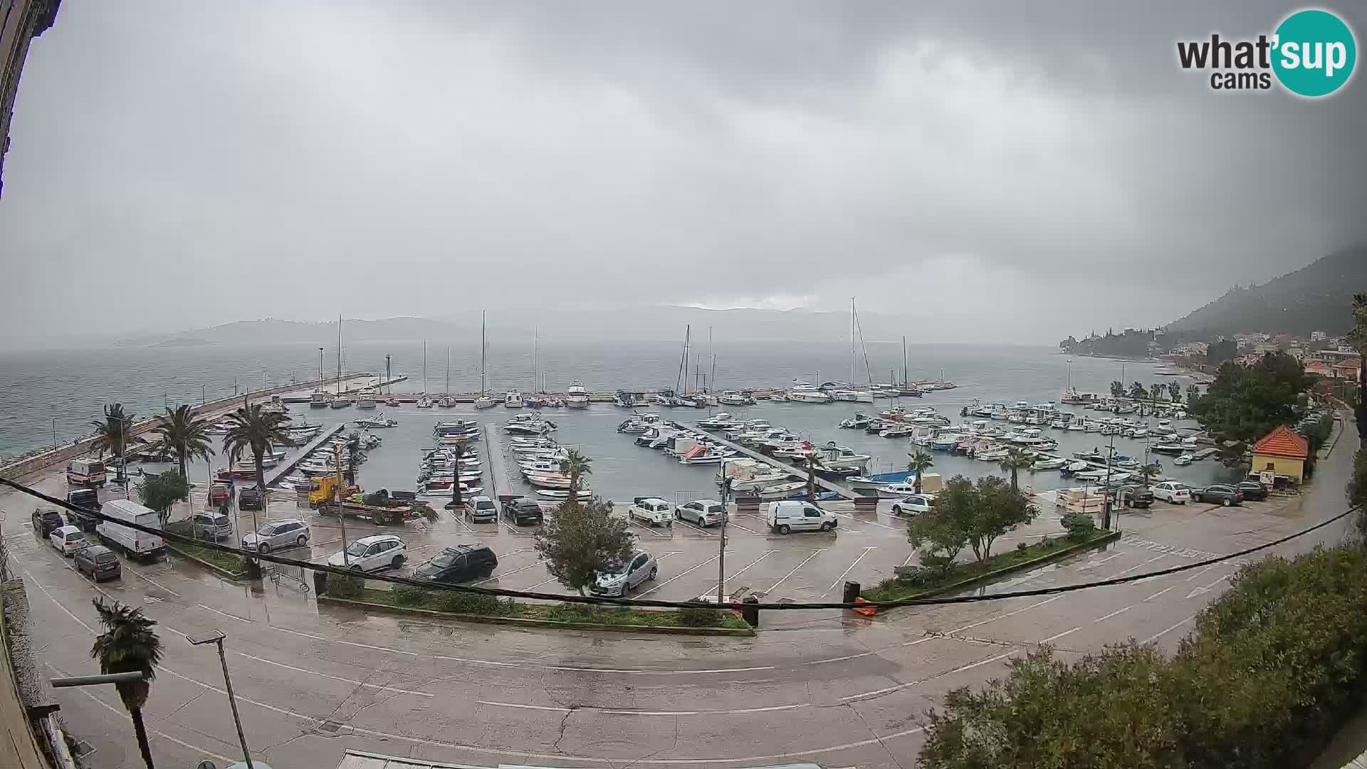 Web kamera Orebić Riva – Trajekt za Korčulu uživo