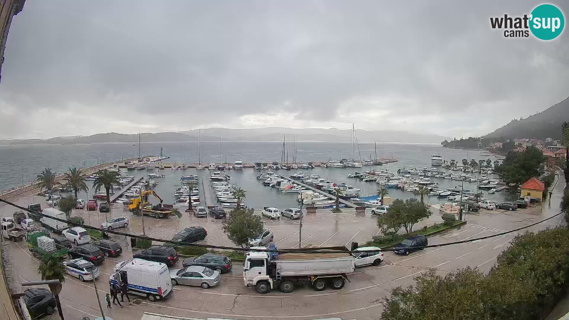 Webcam Orebić Uferpromenade – Fähre nach Korčula Live