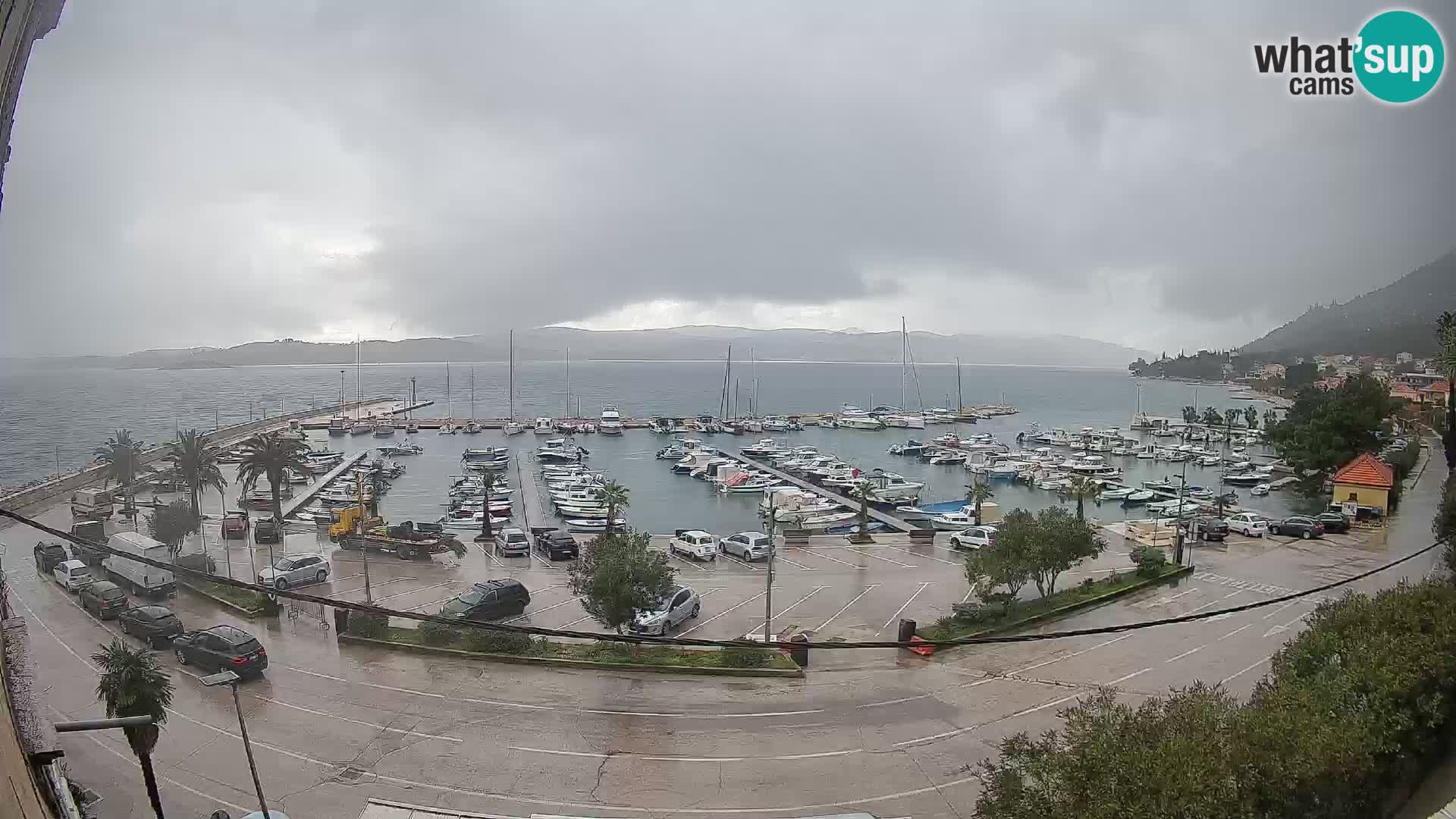 Webcam Orebić Riva – Ferry vers Korčula en direct