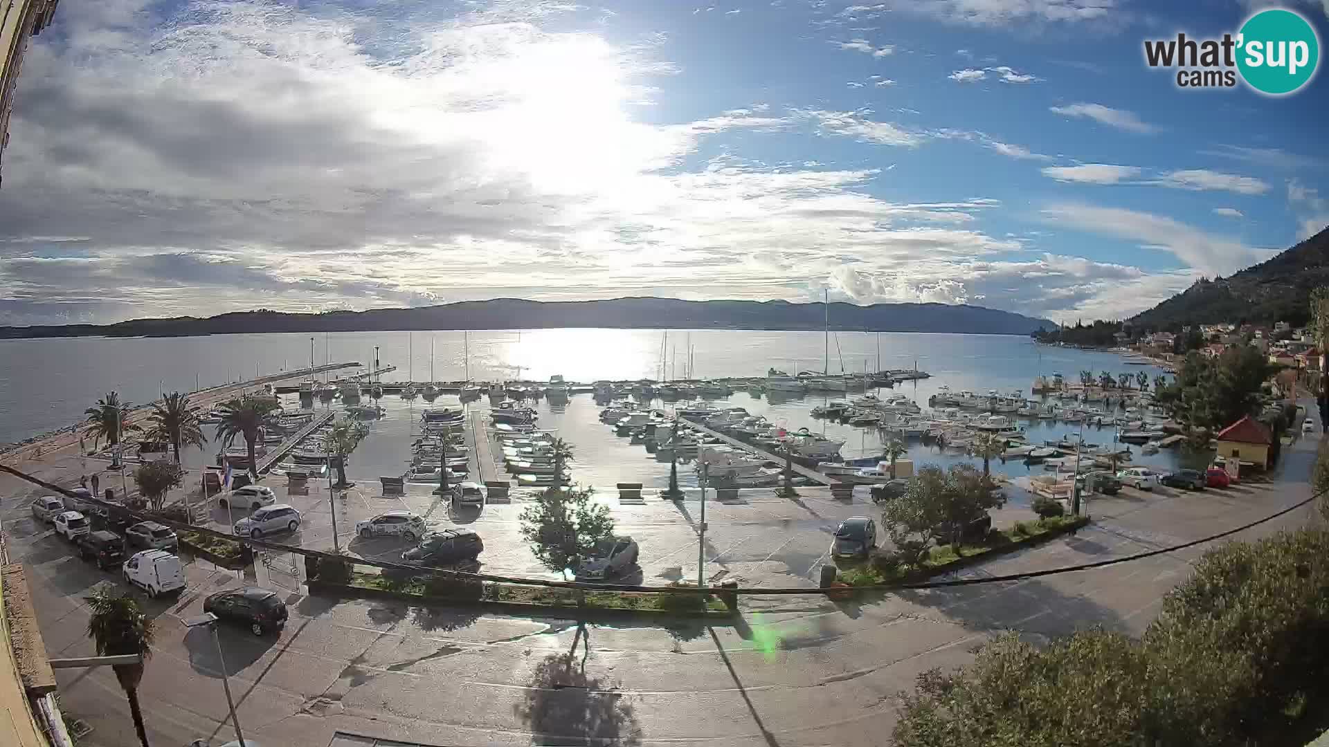 Webcam Orebić Riva – Ferry vers Korčula en direct