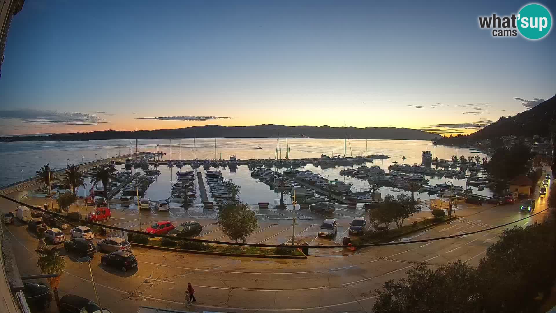 Webcam Orebić Riva – Ferry to Korčula Live