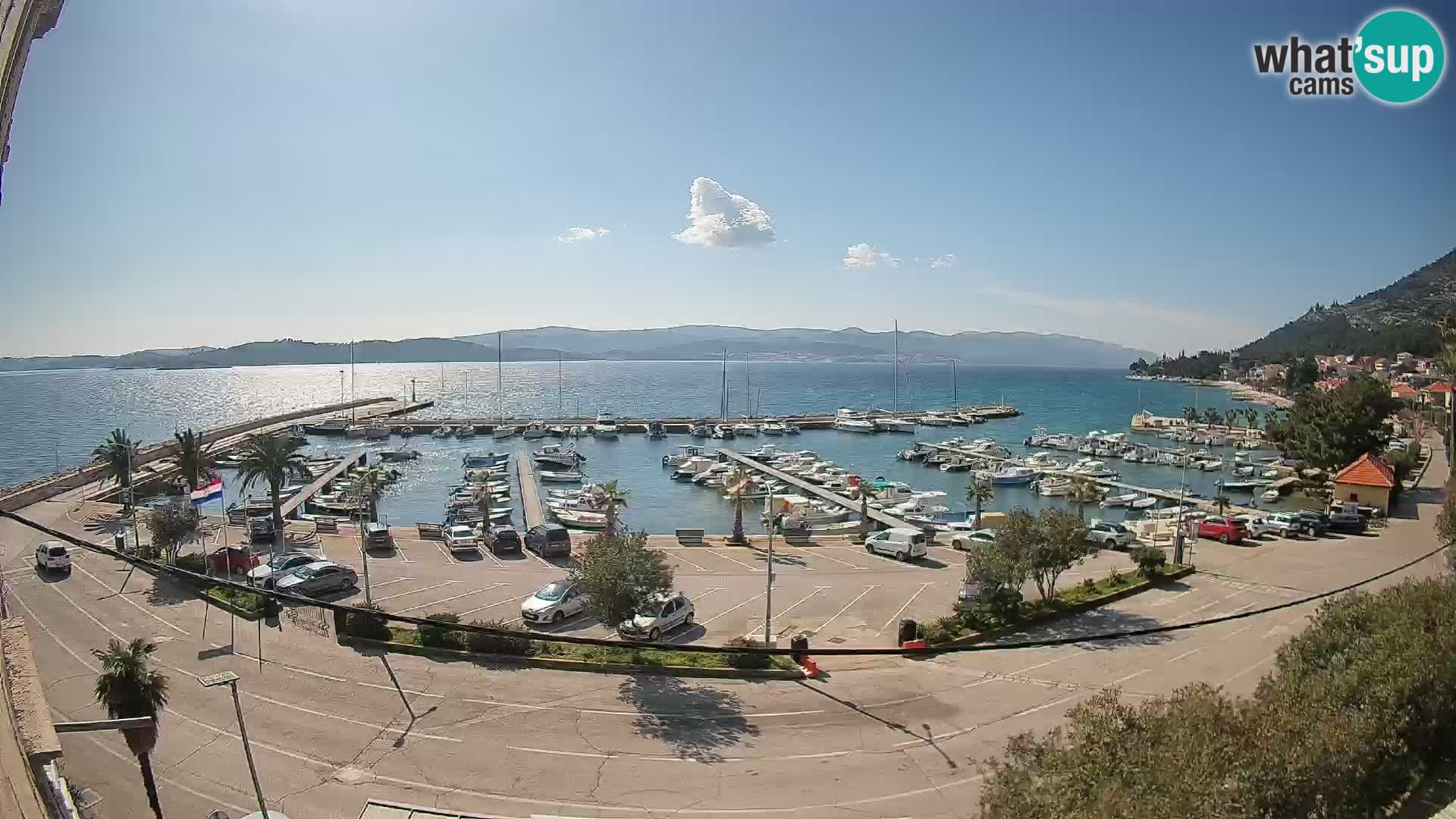 Webcam Orebić Riva – Ferry to Korčula Live