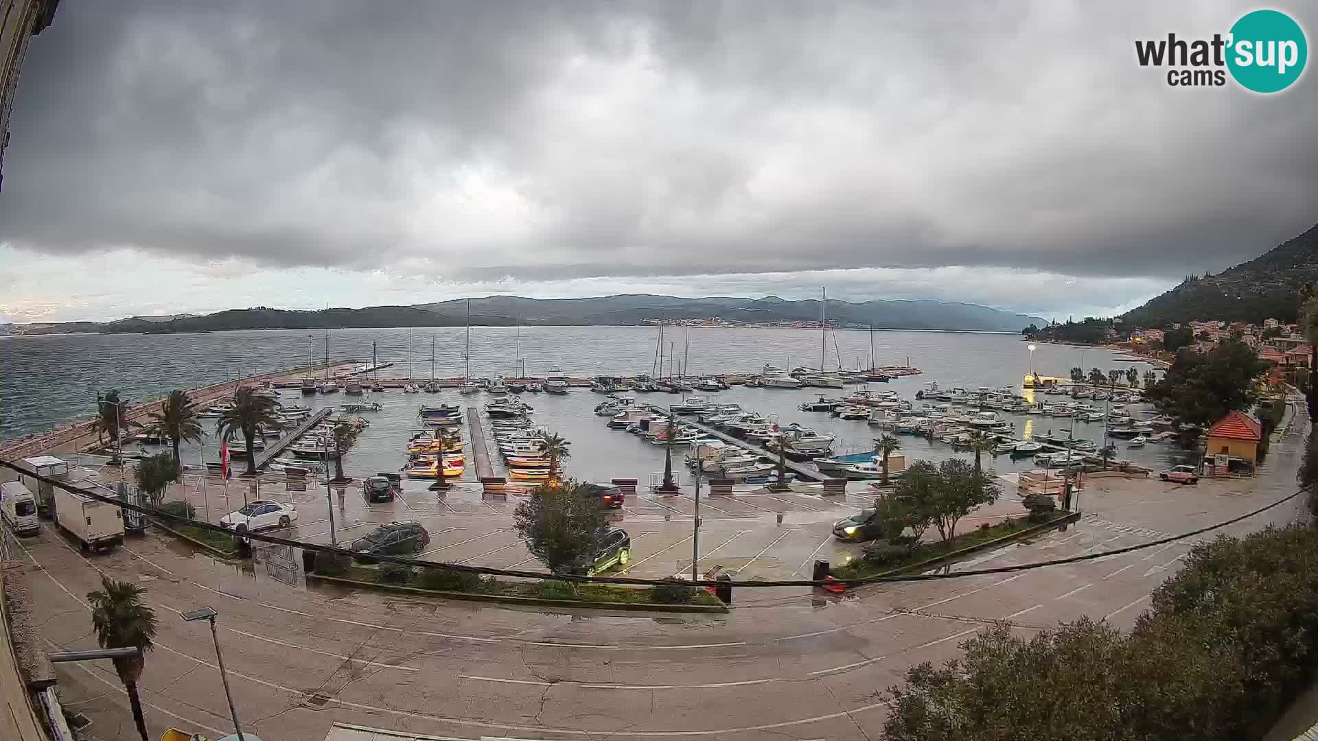Webcam Orebić Riva – Ferry vers Korčula en direct